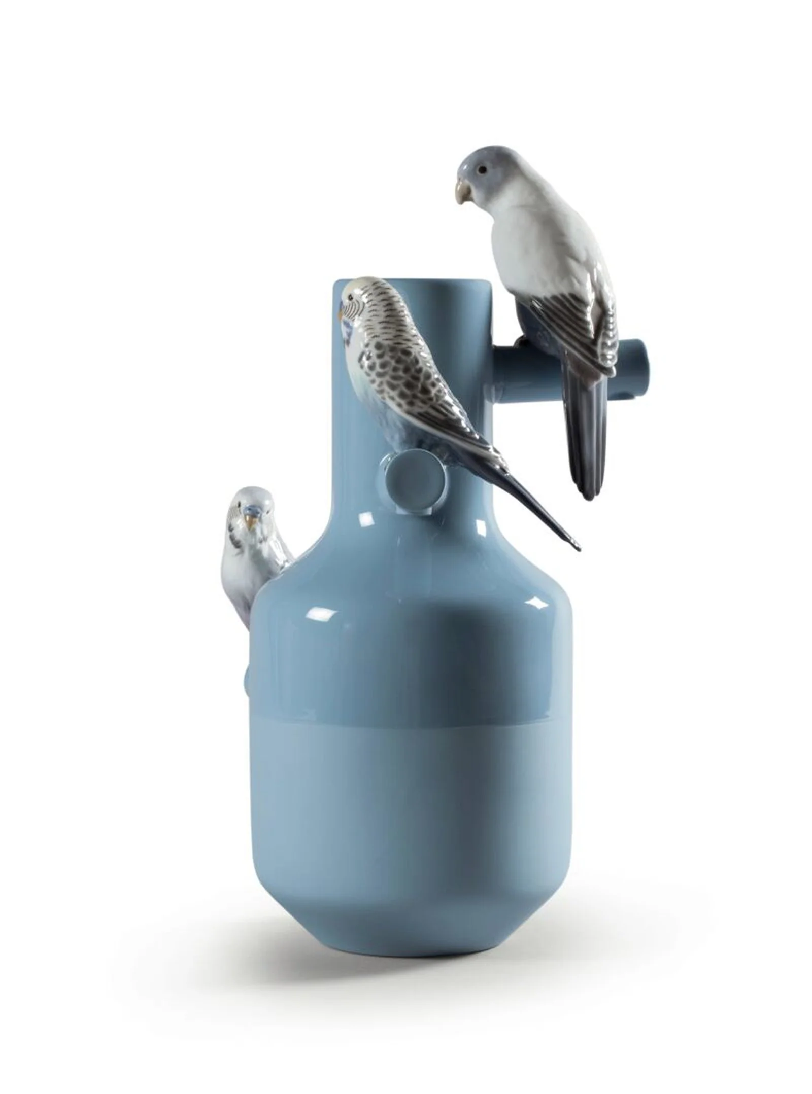 Lladro Parrot Parade Vase - Image 6