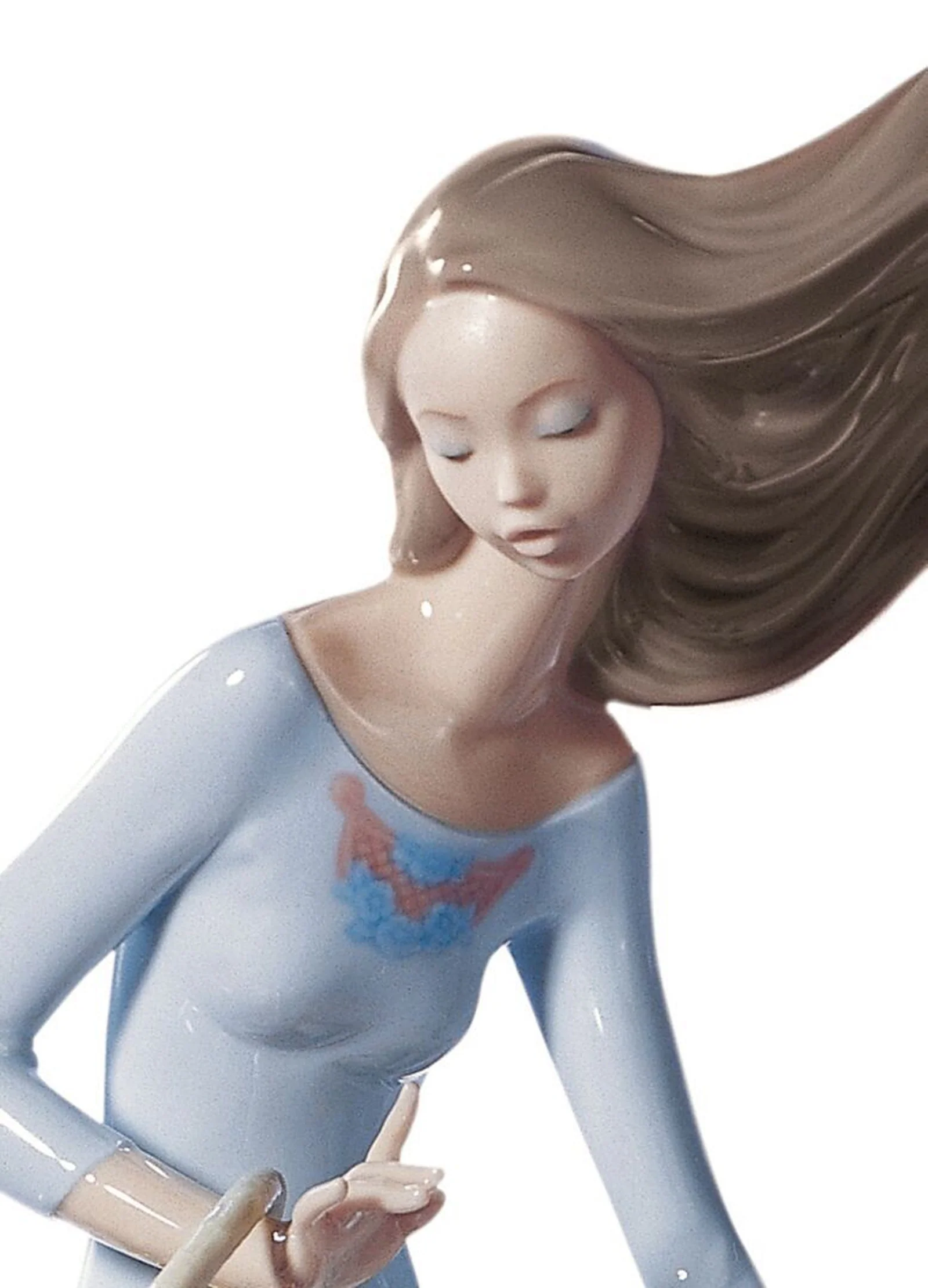 Lladro Petals of The Wind Woman Figurine - Image 5