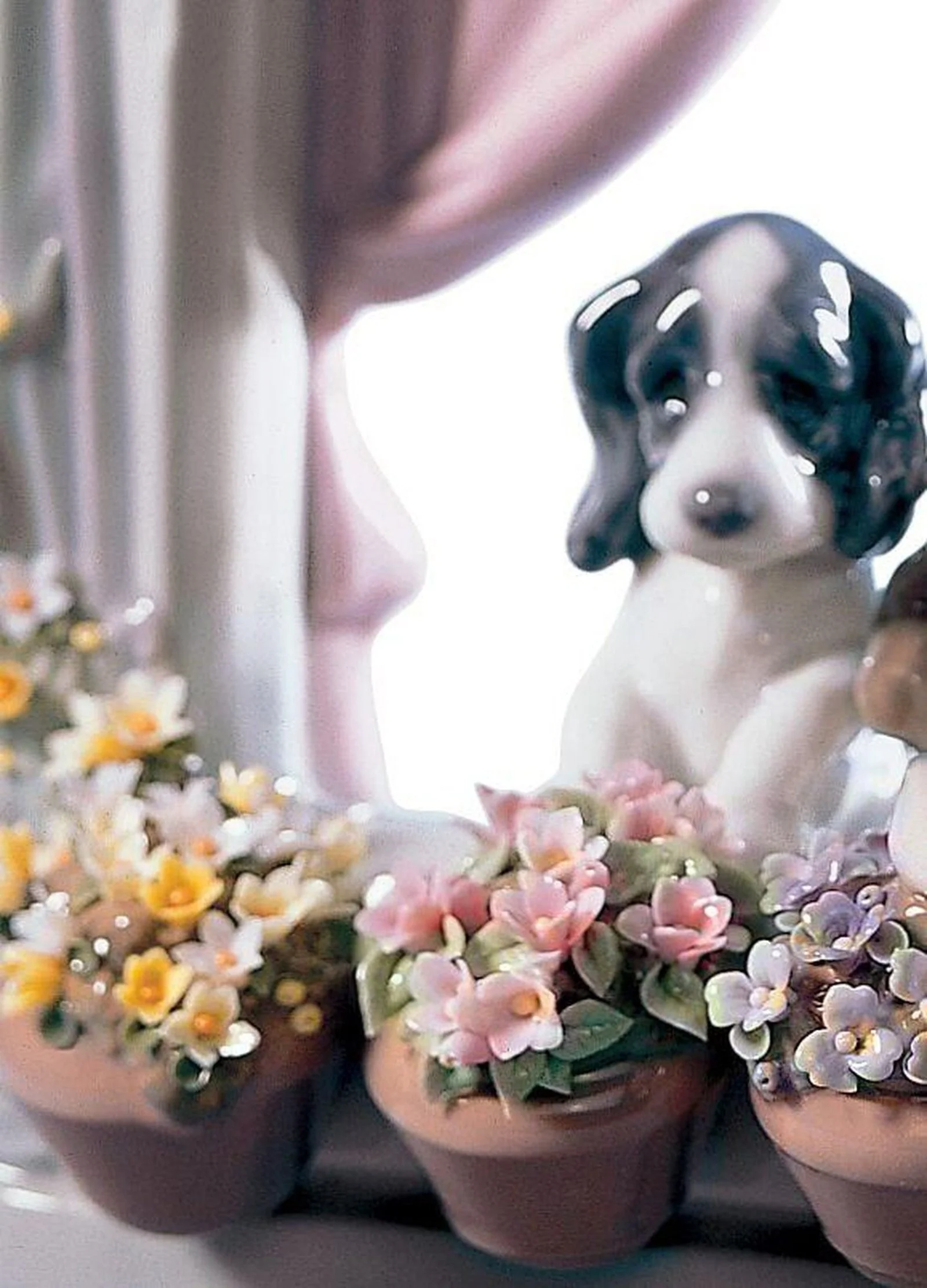 Lladro Please Come Home Dogs Figurine - Image 4