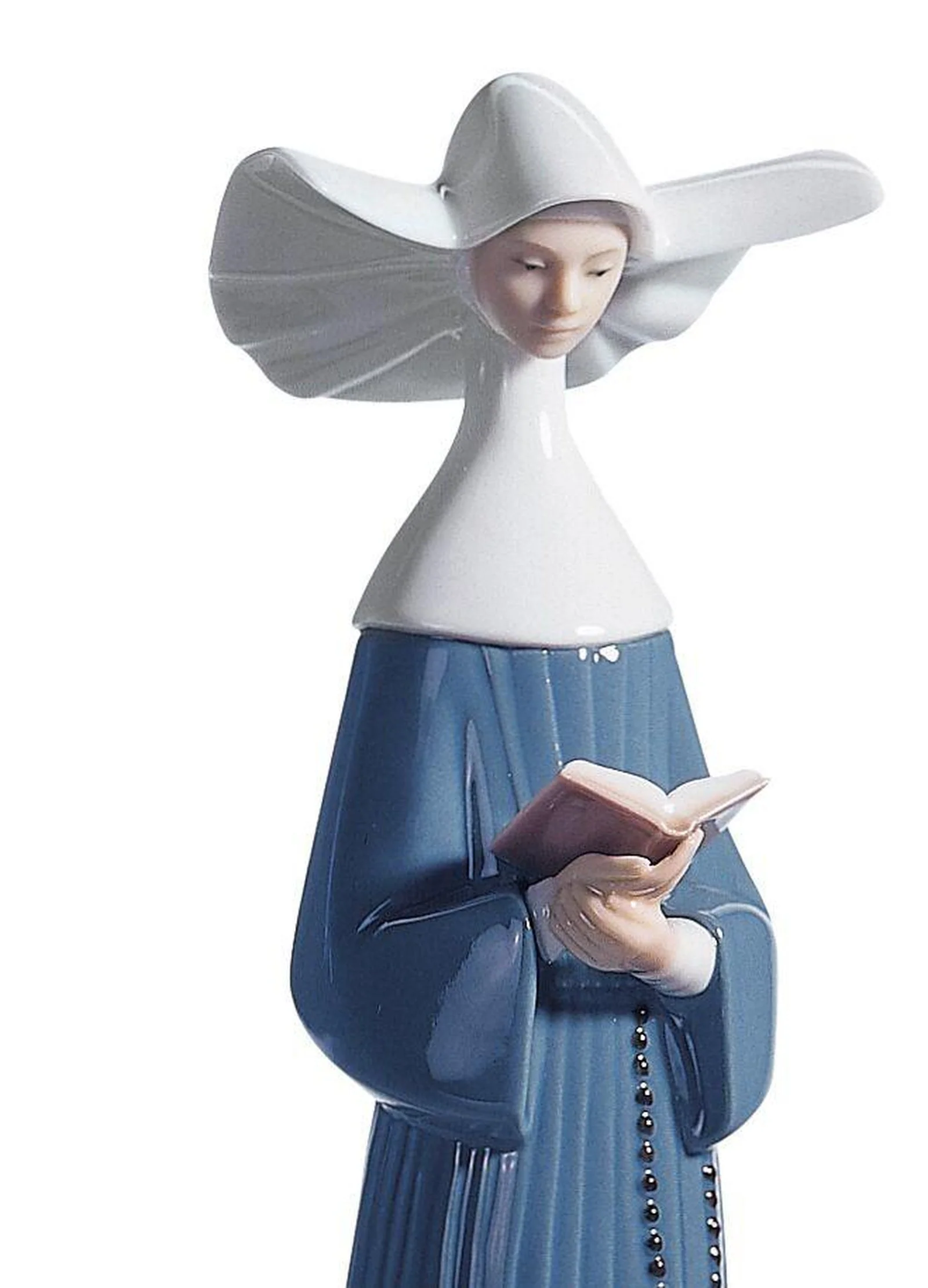 Lladro Prayerful Moment Nun Figurine - Image 2