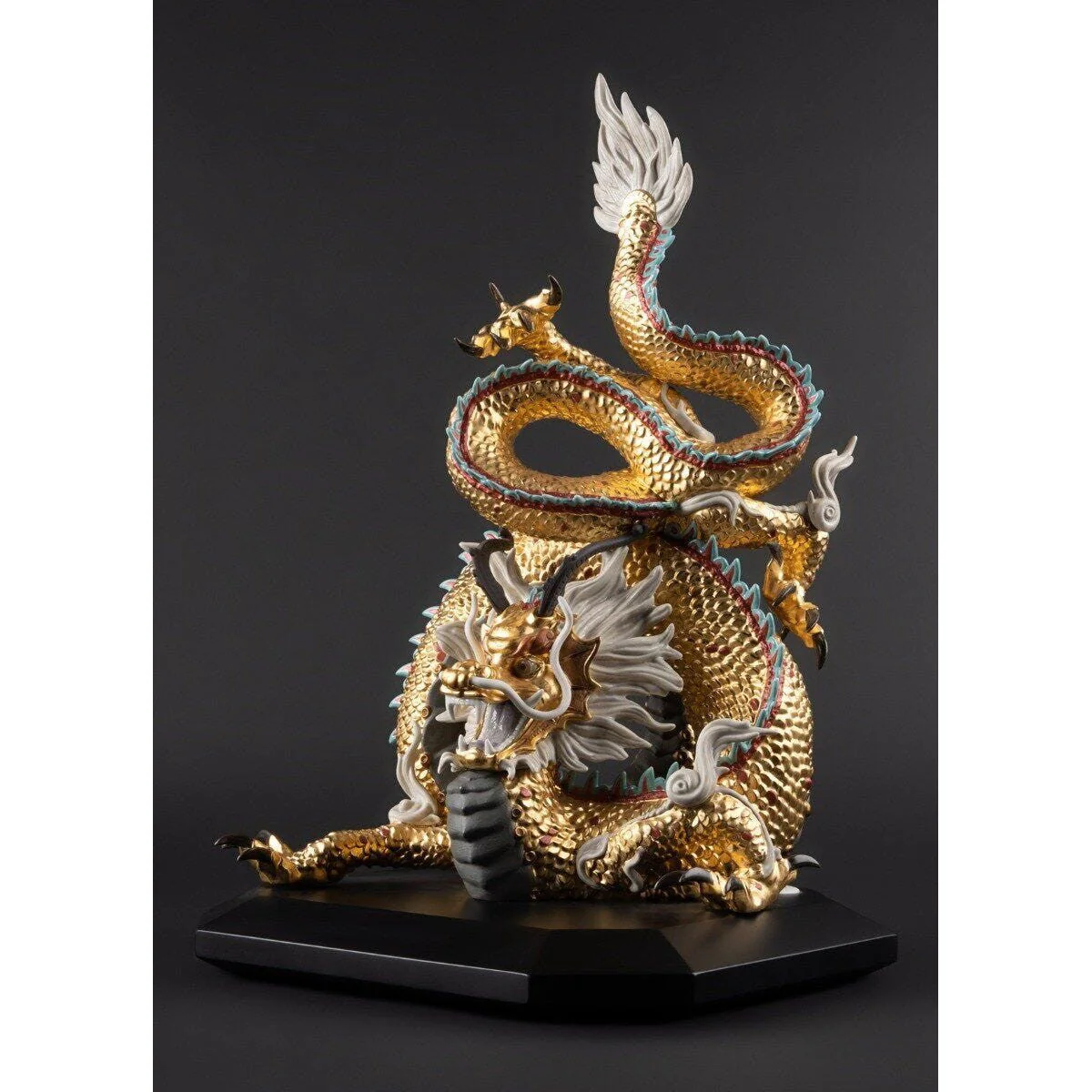 Lladro Protective Dragon(Golden)-Special Edition - Image 3