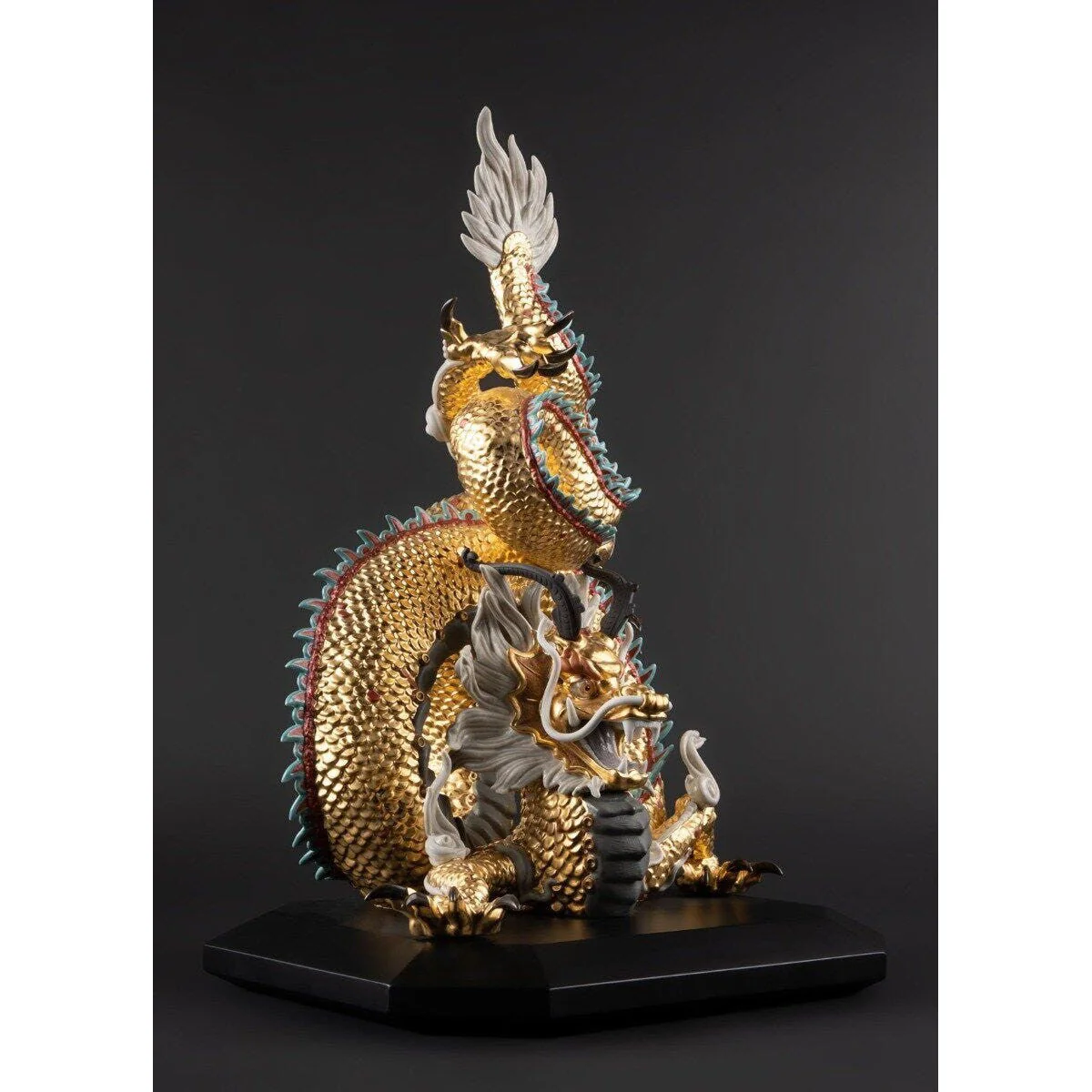 Lladro Protective Dragon(Golden)-Special Edition - Image 4