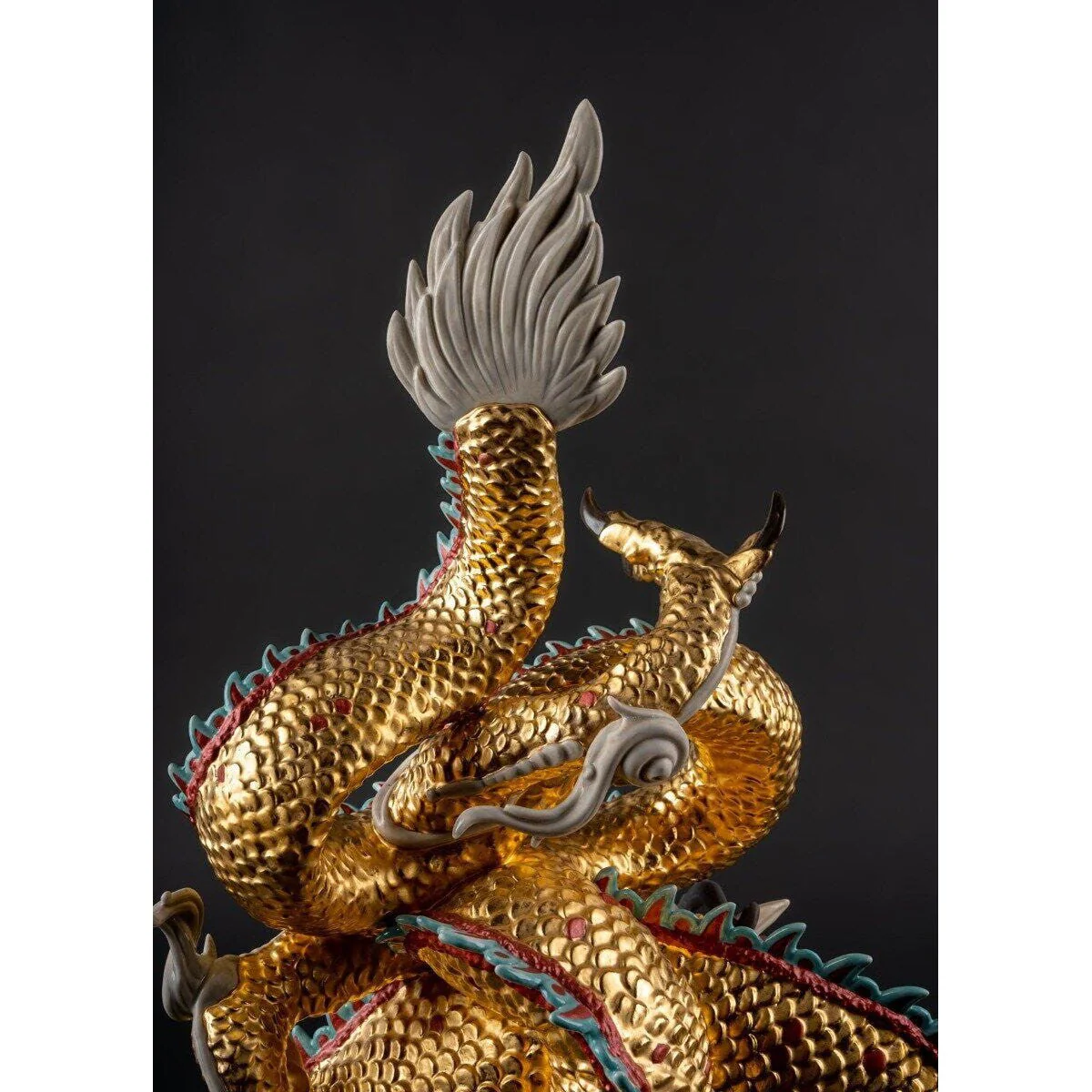 Lladro Protective Dragon(Golden)-Special Edition - Image 7