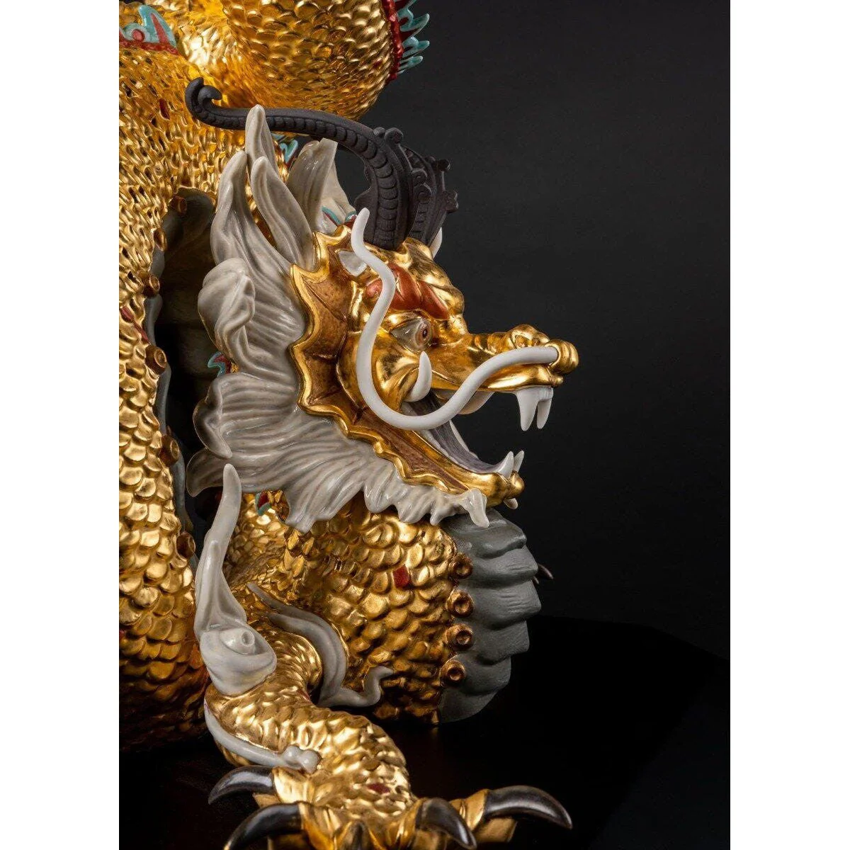 Lladro Protective Dragon(Golden)-Special Edition - Image 8