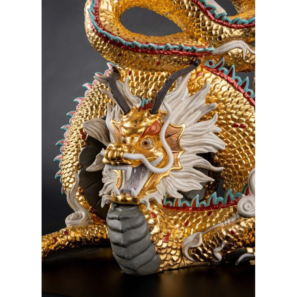 Lladro Protective Dragon(Golden)-Special Edition - Image 9
