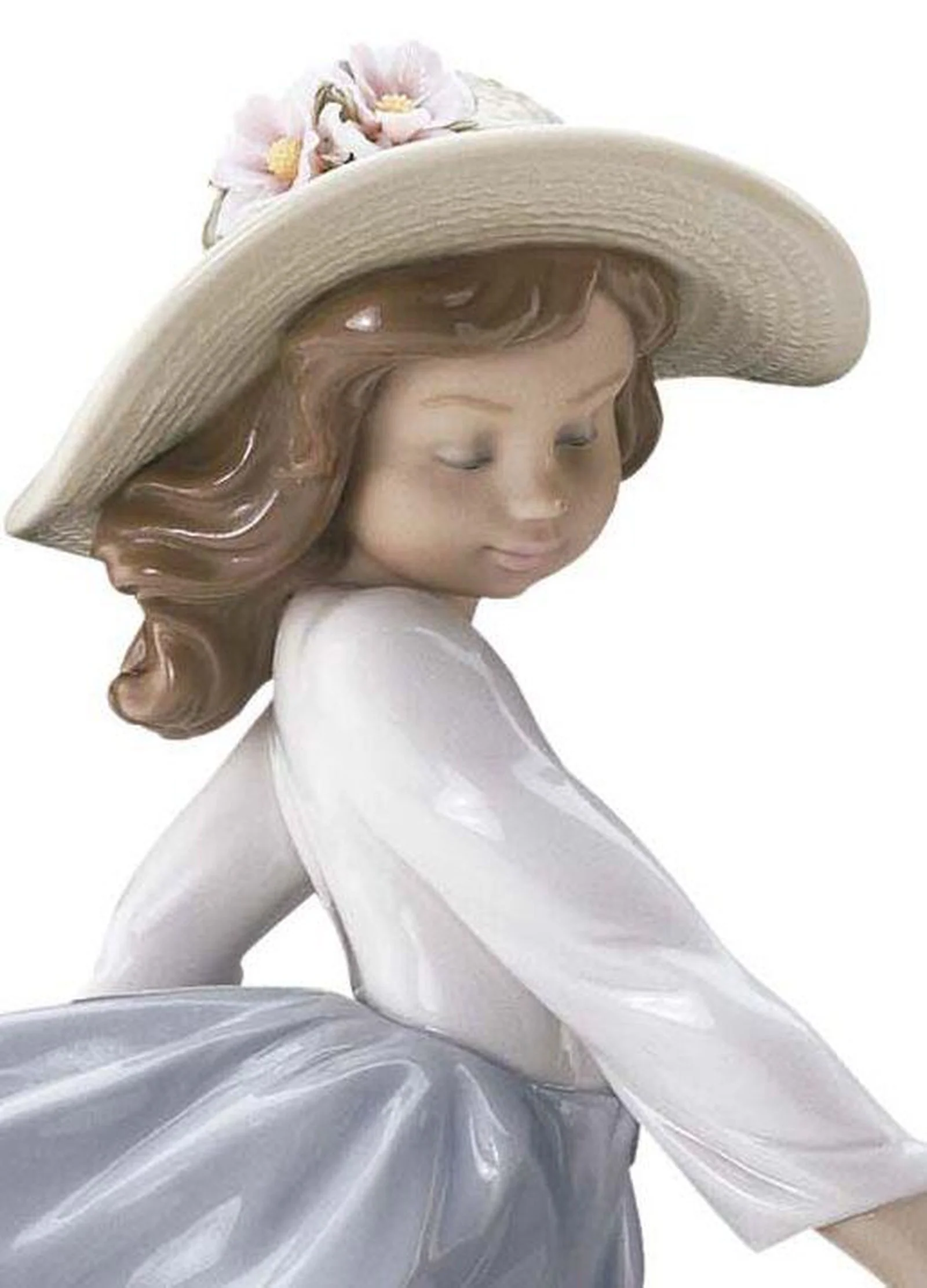 Lladro Puppy Parade Girl with Dogs Figurine - Image 5
