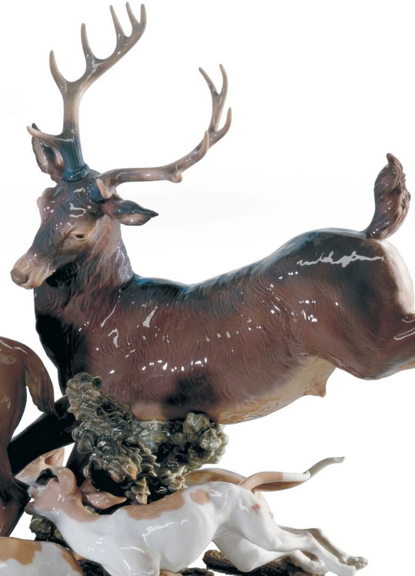 Lladro Pursued Deer Sculpture - Limited Edition - Image 2