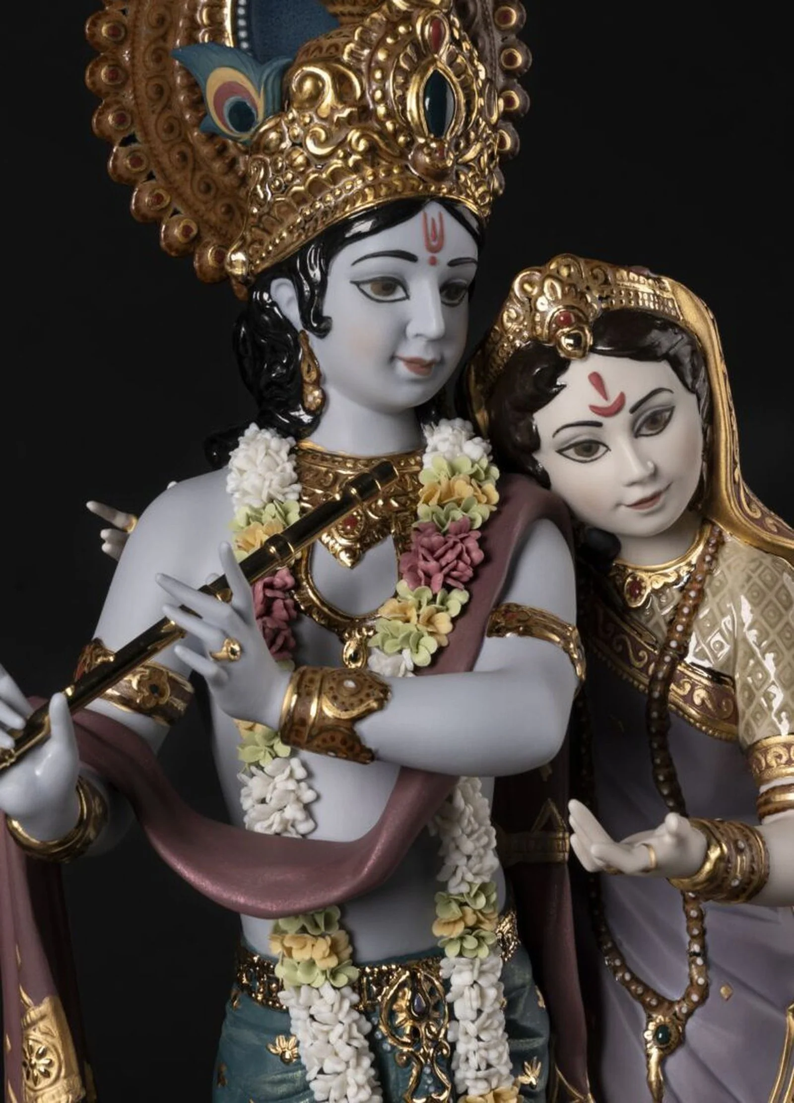 Lladro Radha Krishna Sculpture - Limited edition - Image 6