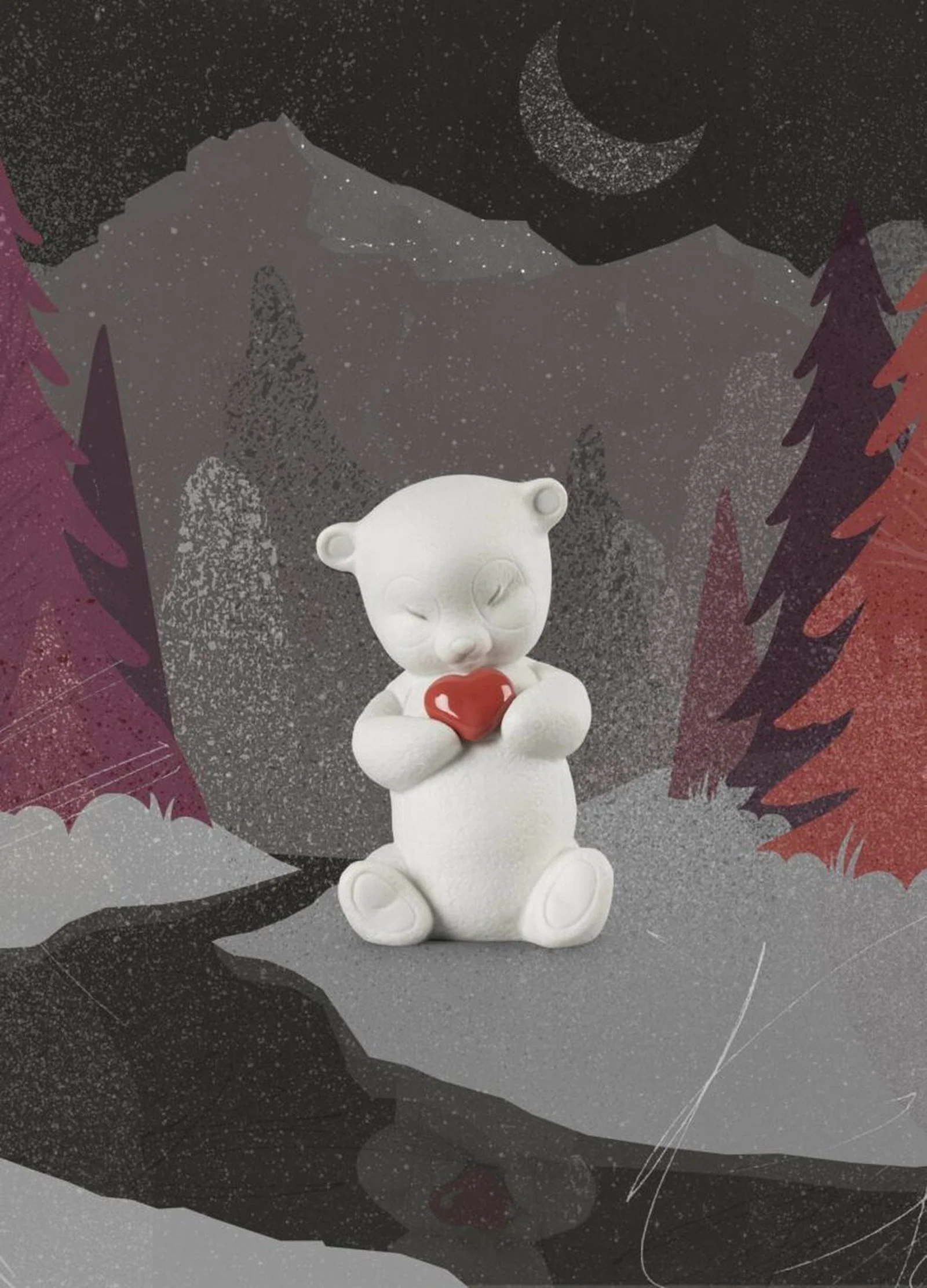Lladro Roby-Corageous Bear Figurine - Image 6
