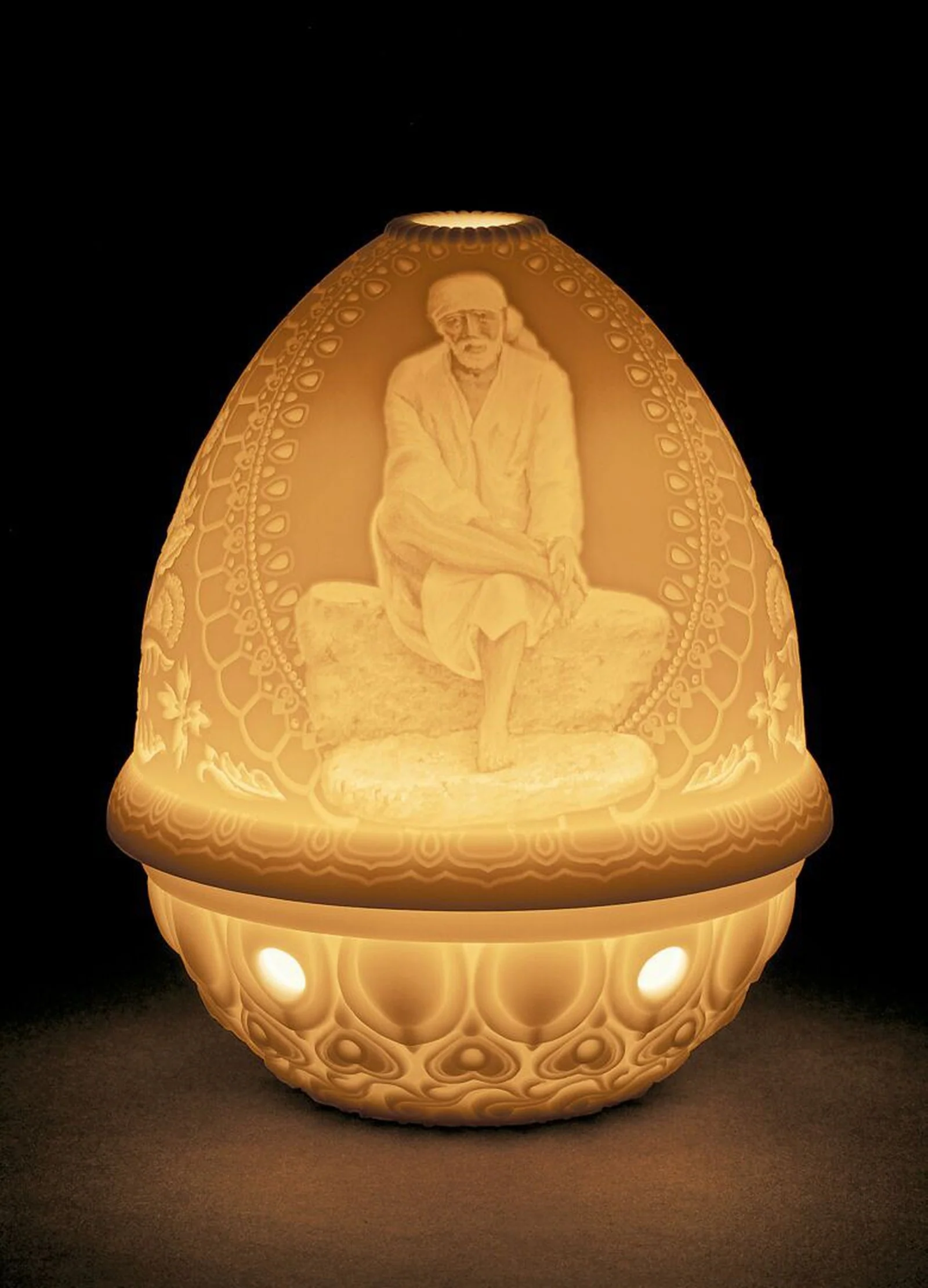 Lladro Sai Baba Lithophane - Image 2