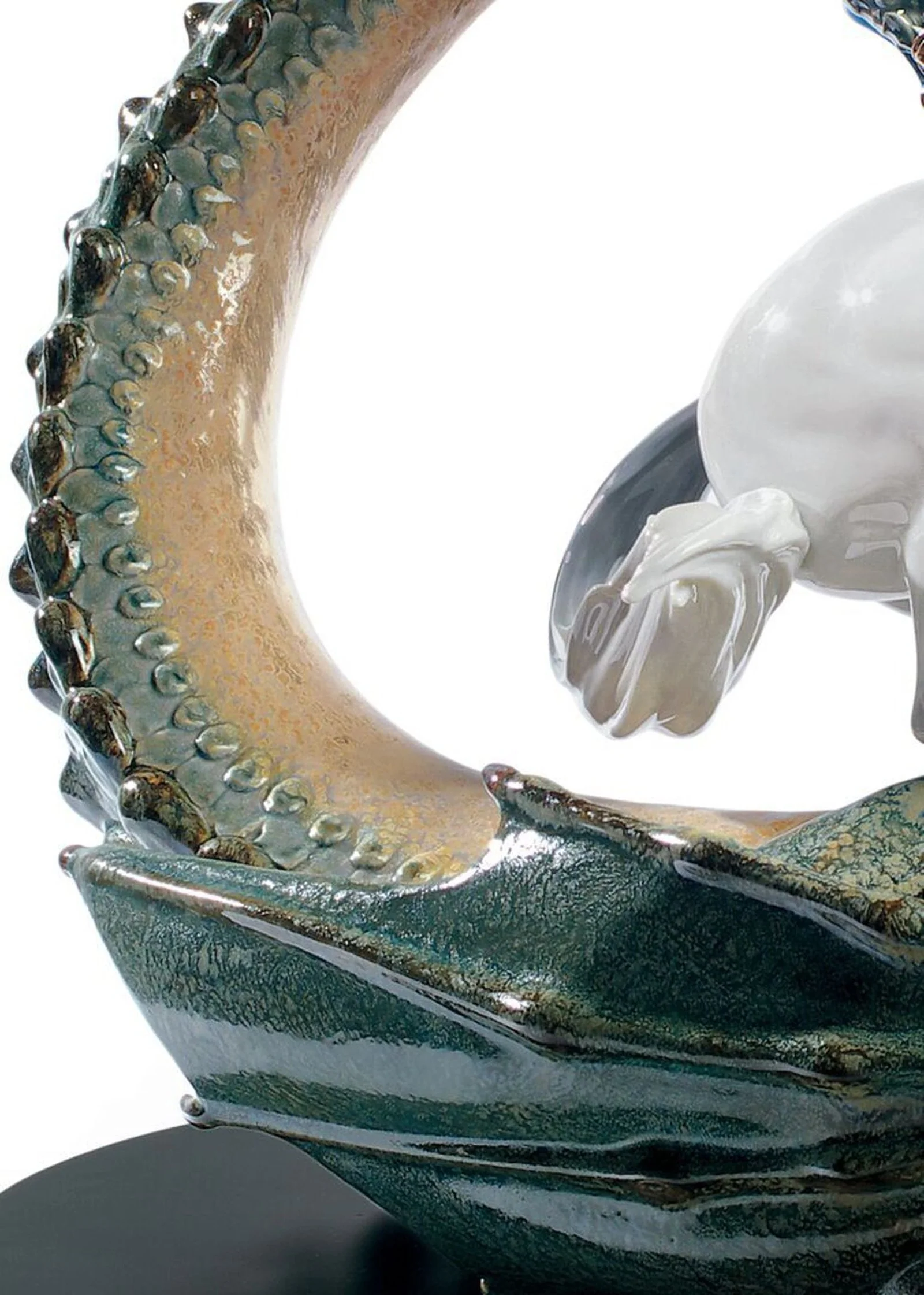 Lladro Saint George and the Dragon Sculpture - Limited Edition - Image 2