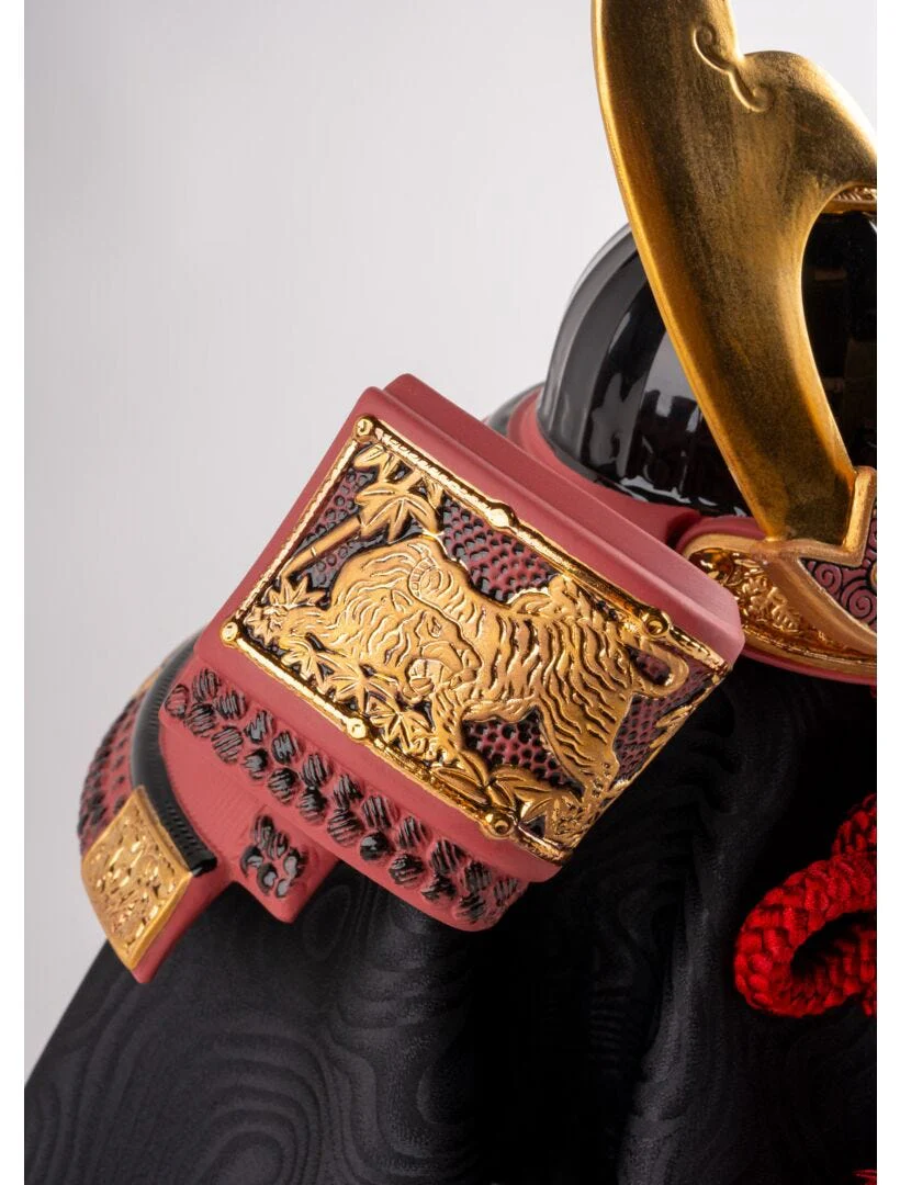 Lladro Samurai Helmet (Tiger And Dragon) - Image 5