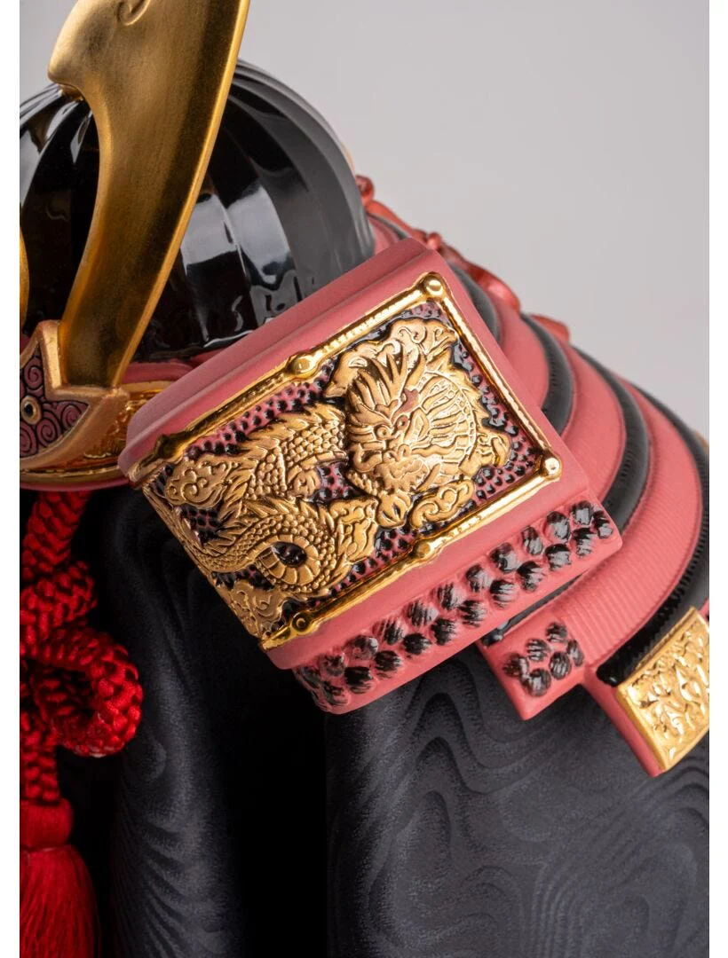 Lladro Samurai Helmet (Tiger And Dragon) - Image 6