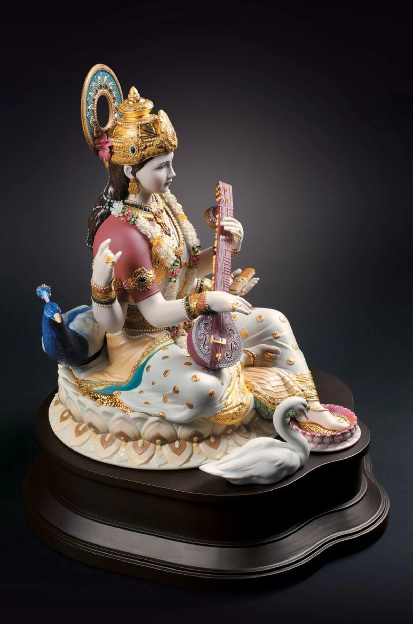 Lladro Saraswati Sculpture - Limited Edition - Image 3