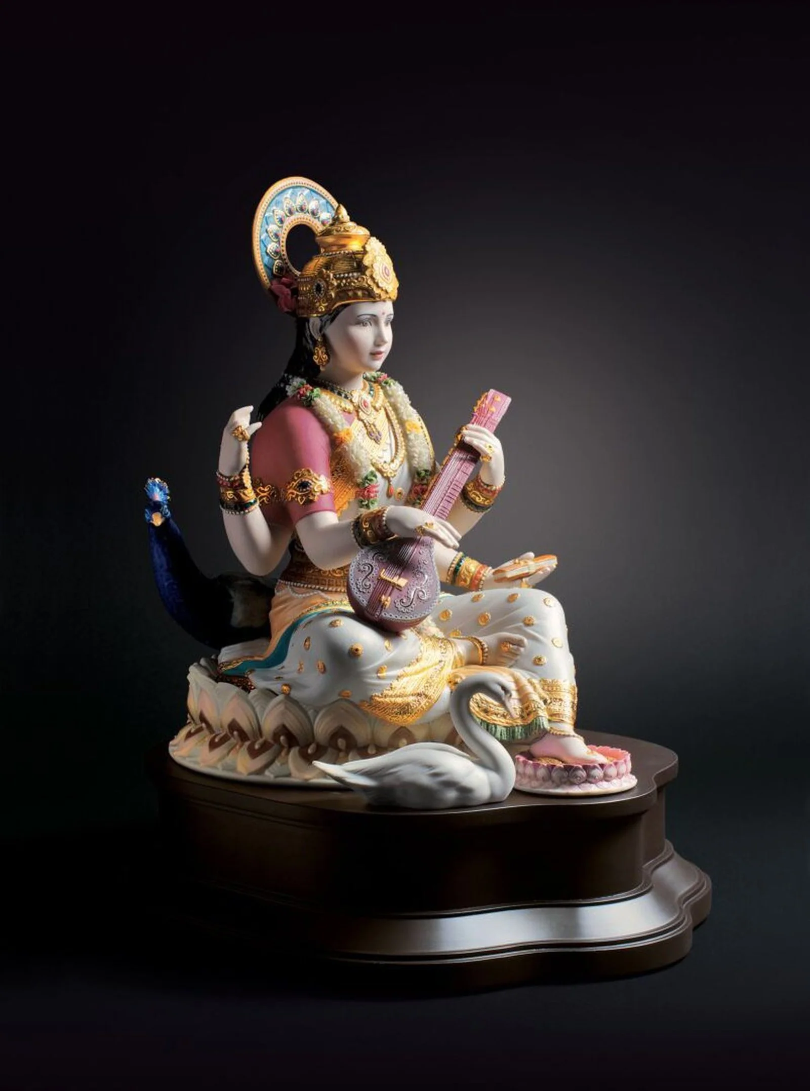 Lladro Saraswati Sculpture - Limited Edition - Image 4