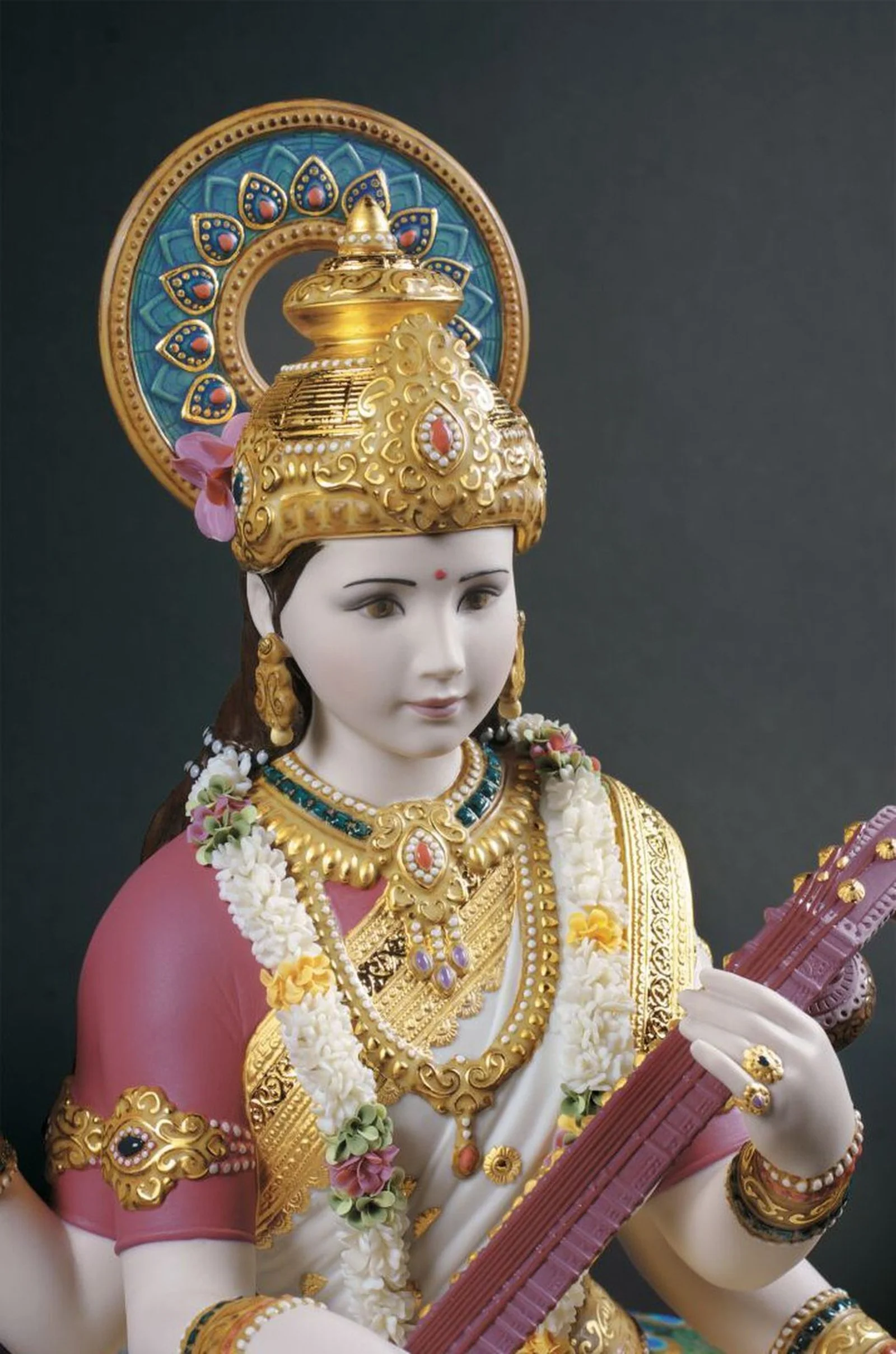 Lladro Saraswati Sculpture - Limited Edition - Image 5