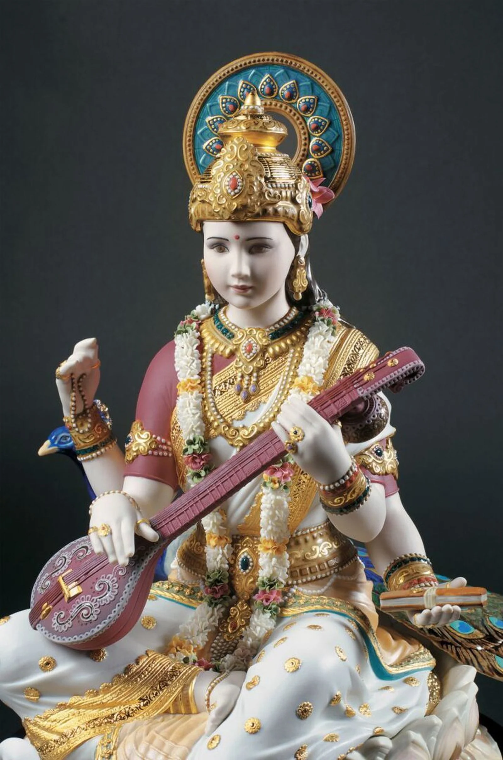 Lladro Saraswati Sculpture - Limited Edition - Image 6