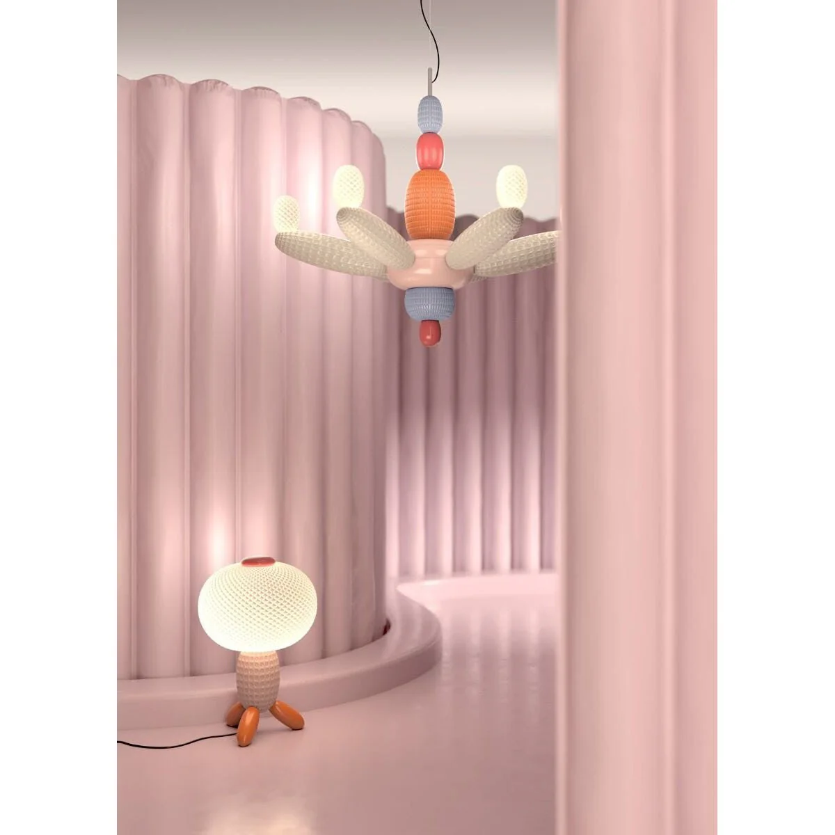 Lladro Soft Blown Table Lamp - Image 4