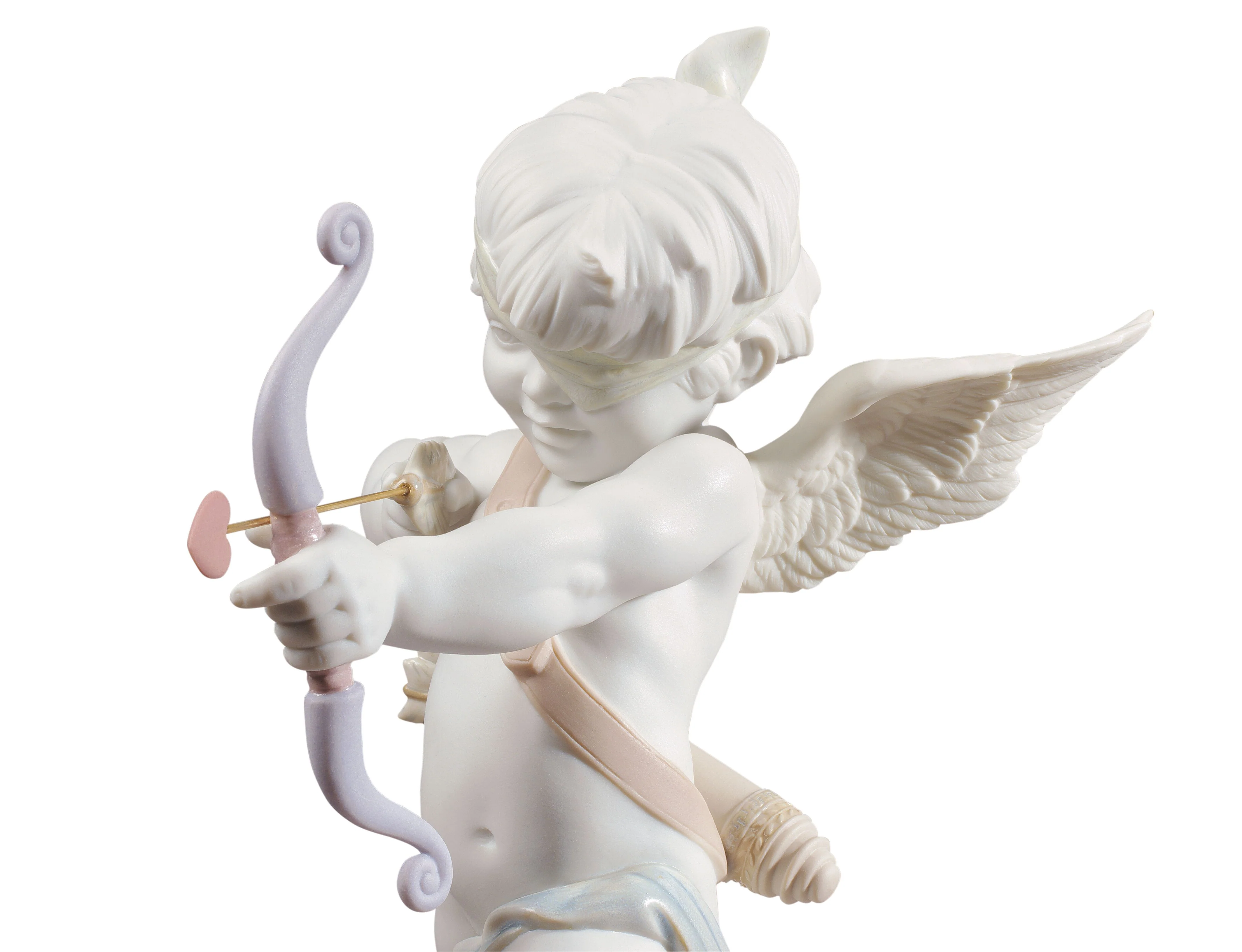 Lladro Straight to The Heart Cupid Angel Figurine - Image 5