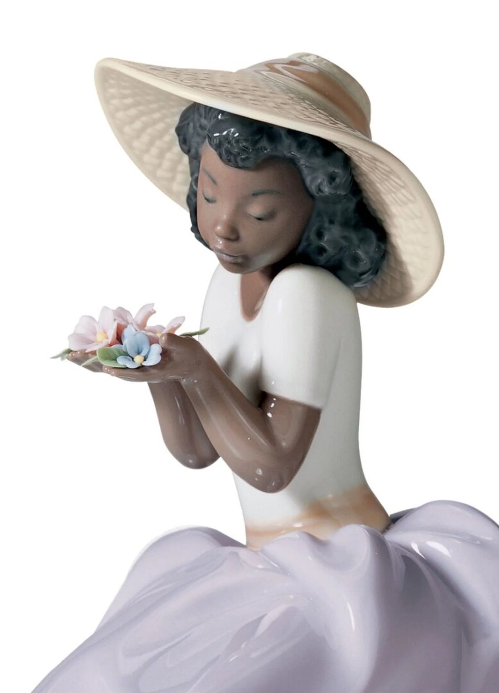 Lladro Sweet Fragrance Girl Figurine - Image 2