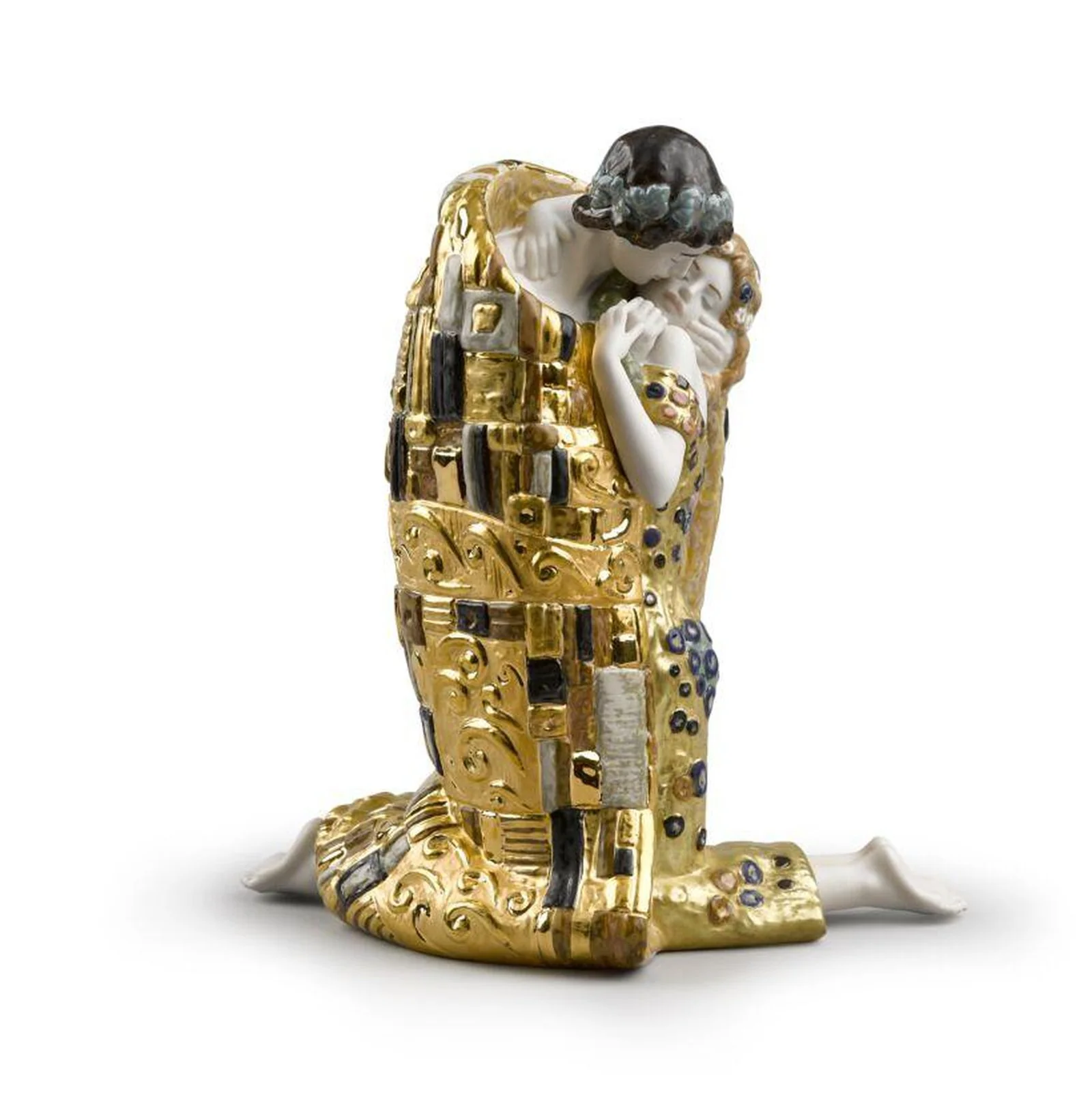 Lladro The Kiss Couple Sculpture
