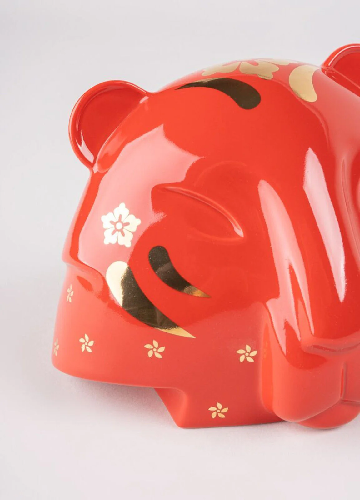 Lladro The Tiger Red-Gold - Image 2