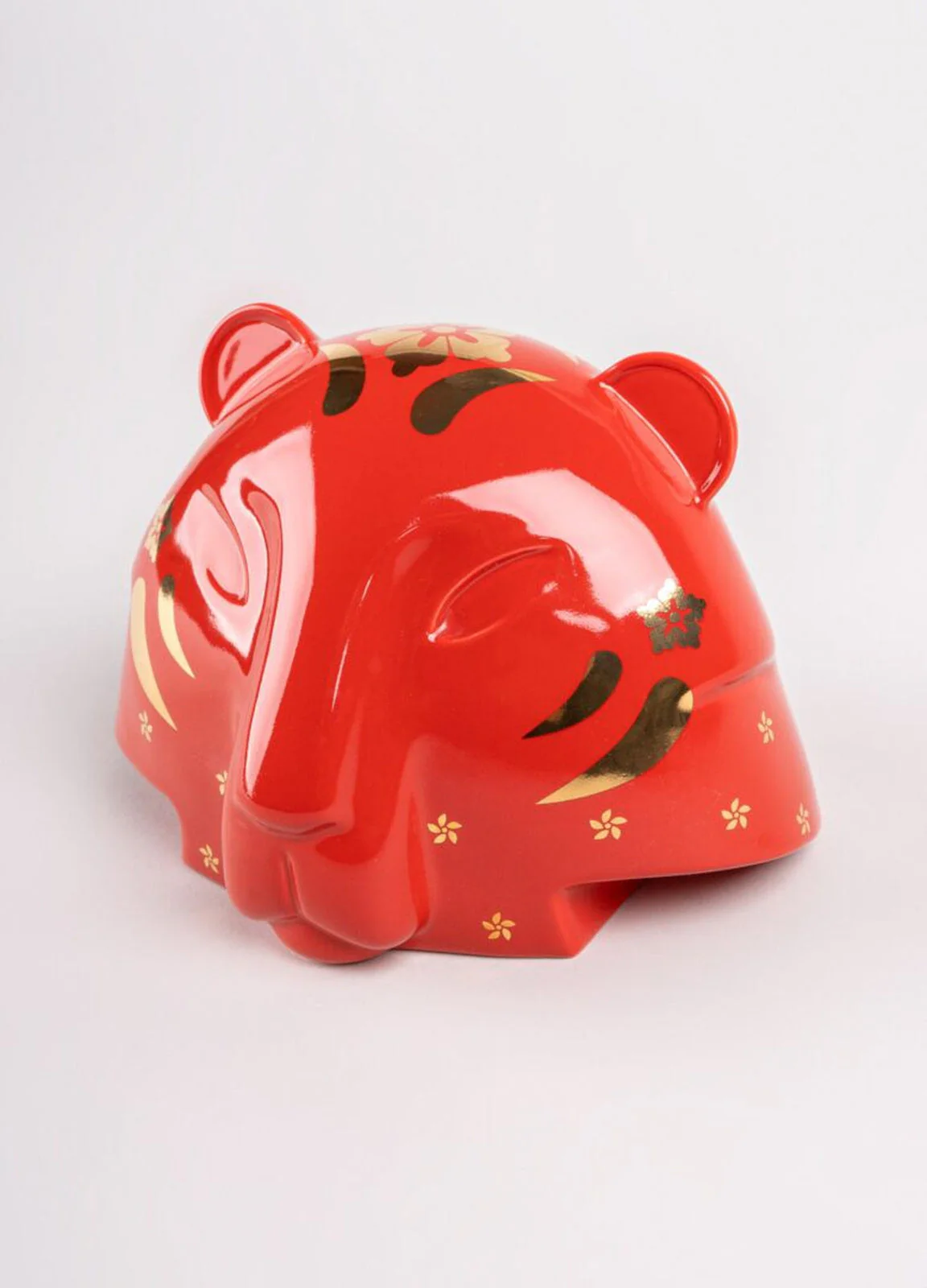 Lladro The Tiger Red-Gold - Image 4
