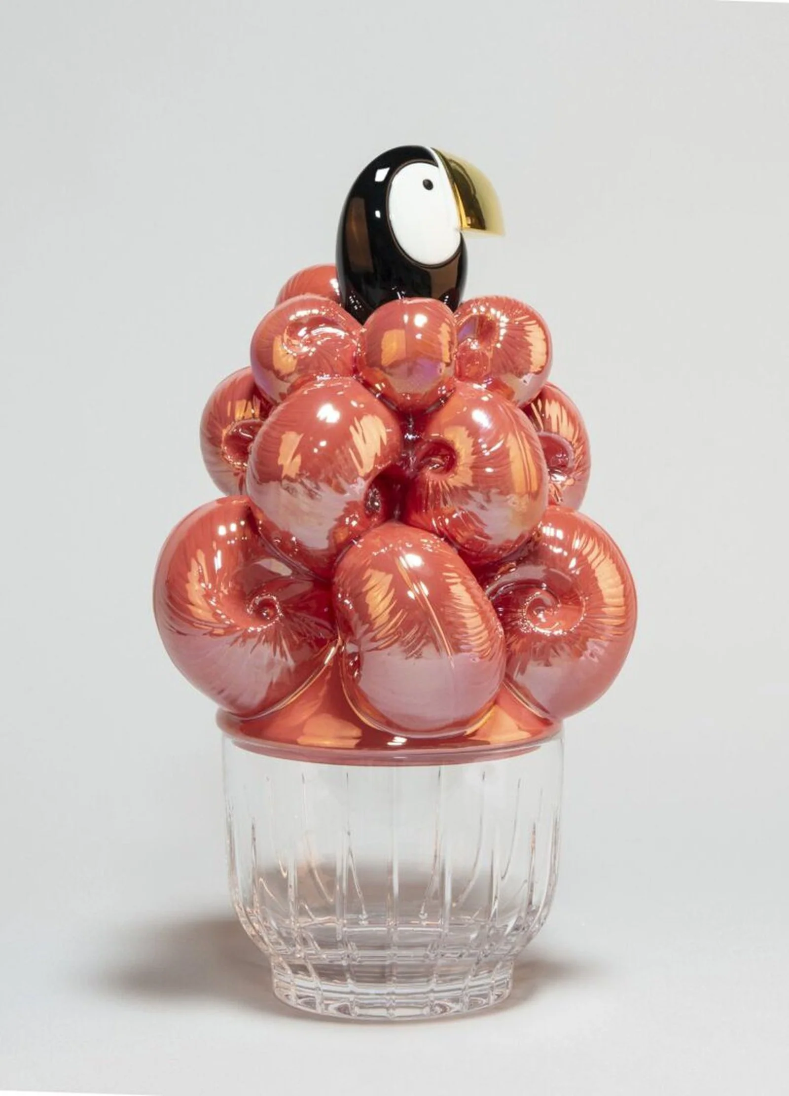Lladro Toucan Ice Bucket Golden Luster - Image 4