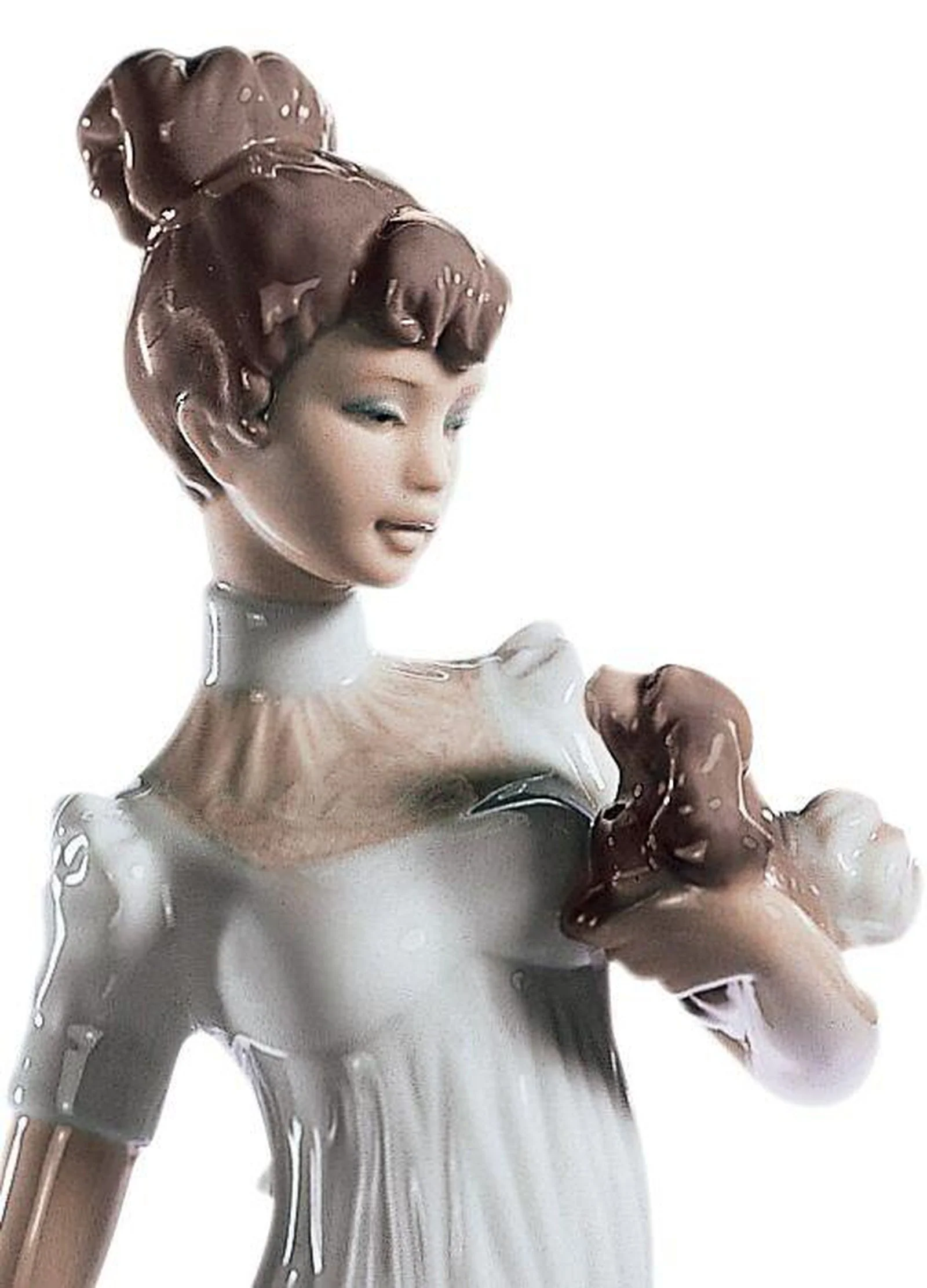 Lladro Traveling Companions Woman Figurine - Image 2