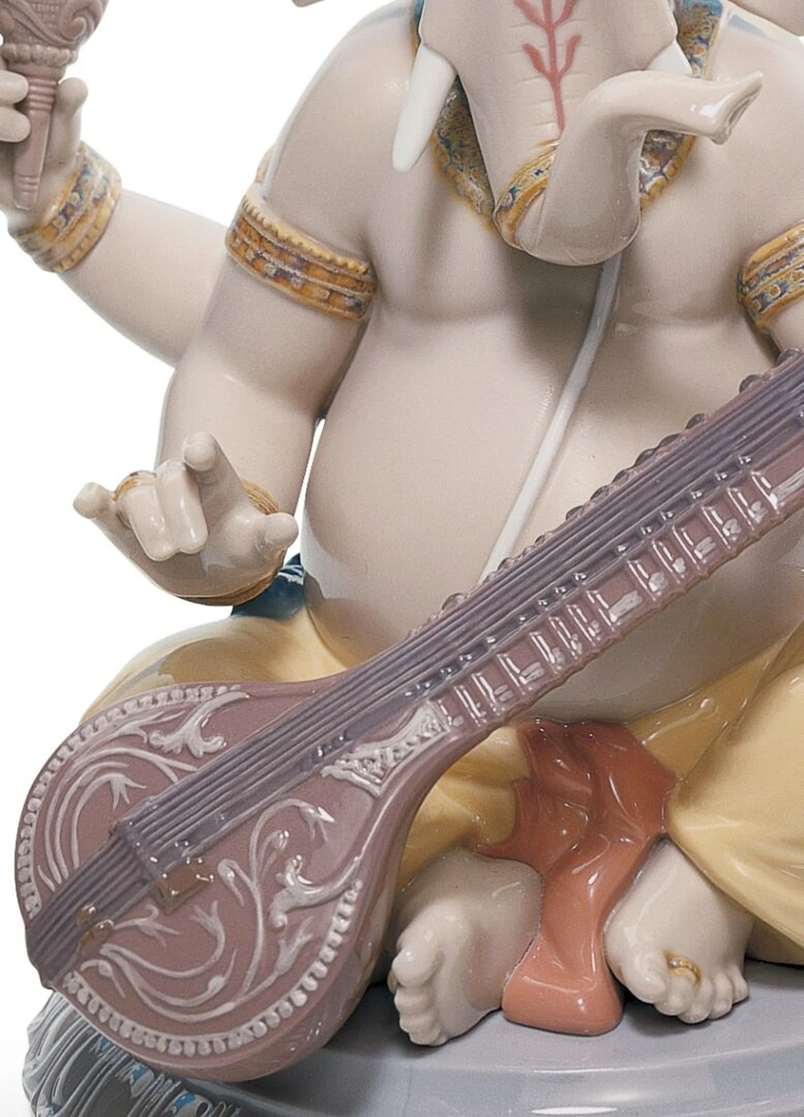 Lladro Veena Ganesha Figurine - Image 4