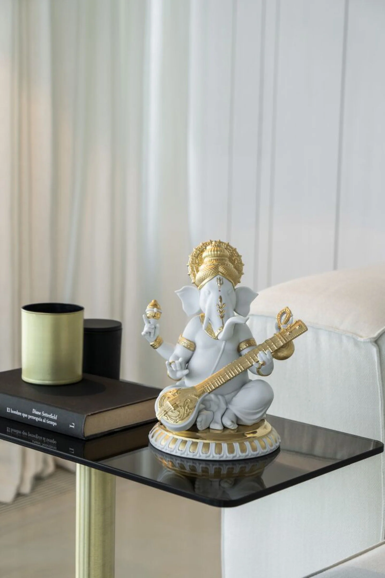 Lladro Veena Ganesha Figurine - Image 9