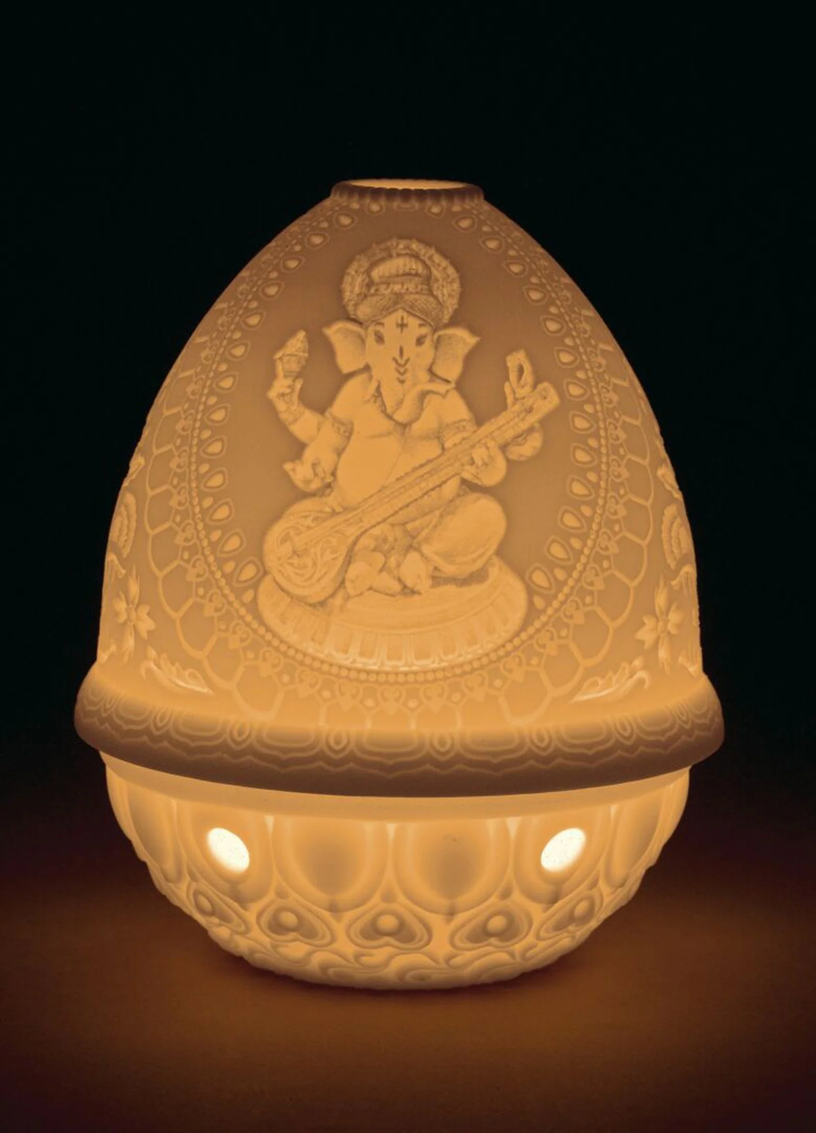 Lladro Veena Ganesha Lithophane - Image 2