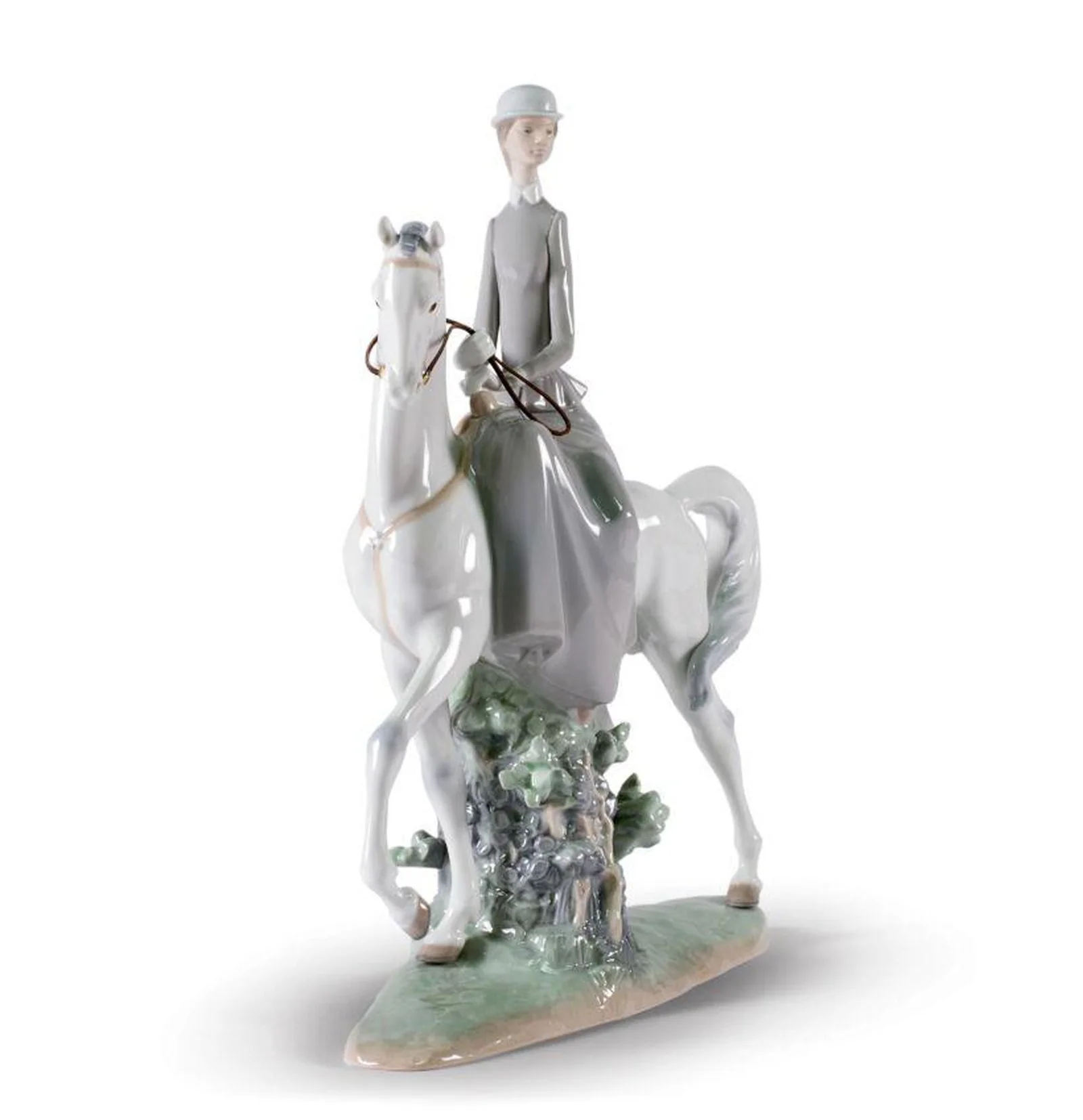 Lladro Woman on Horse Figurine - Image 2