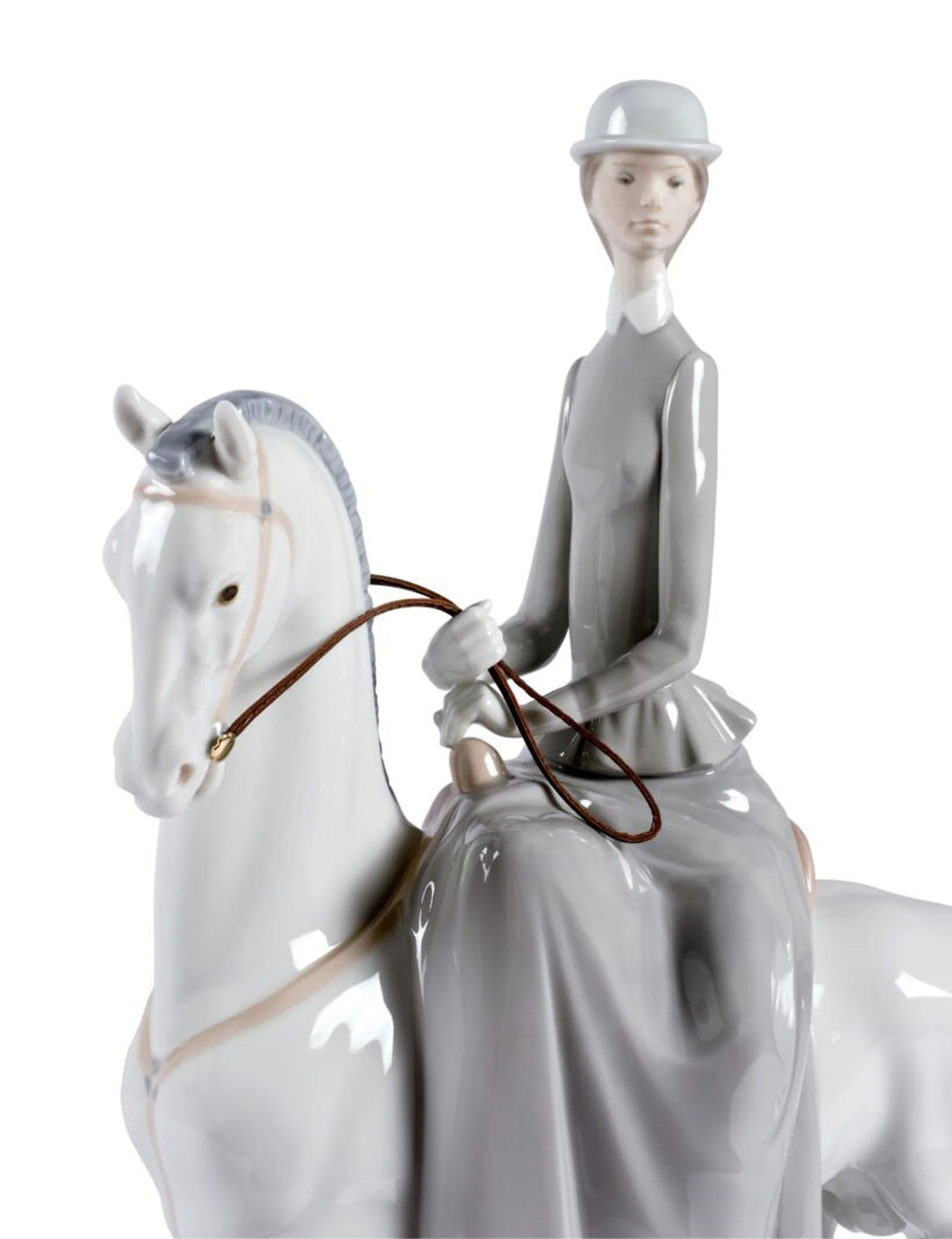 Lladro Woman on Horse Figurine - Image 7