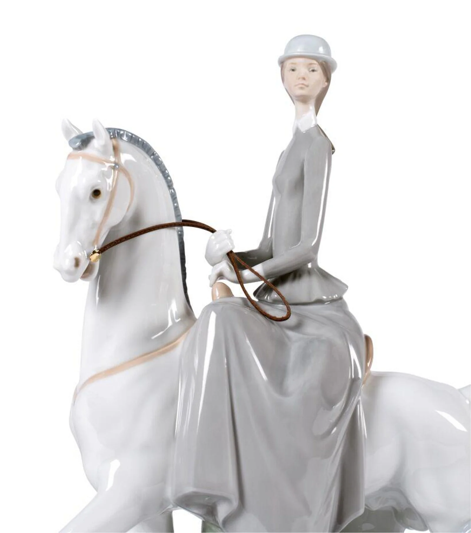 Lladro Woman on Horse Figurine - Image 9