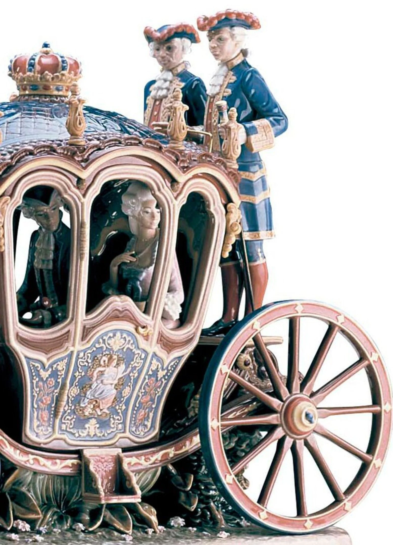 Lladro XVIIIth Century Coach Sculpture - Limited Edition - Image 2
