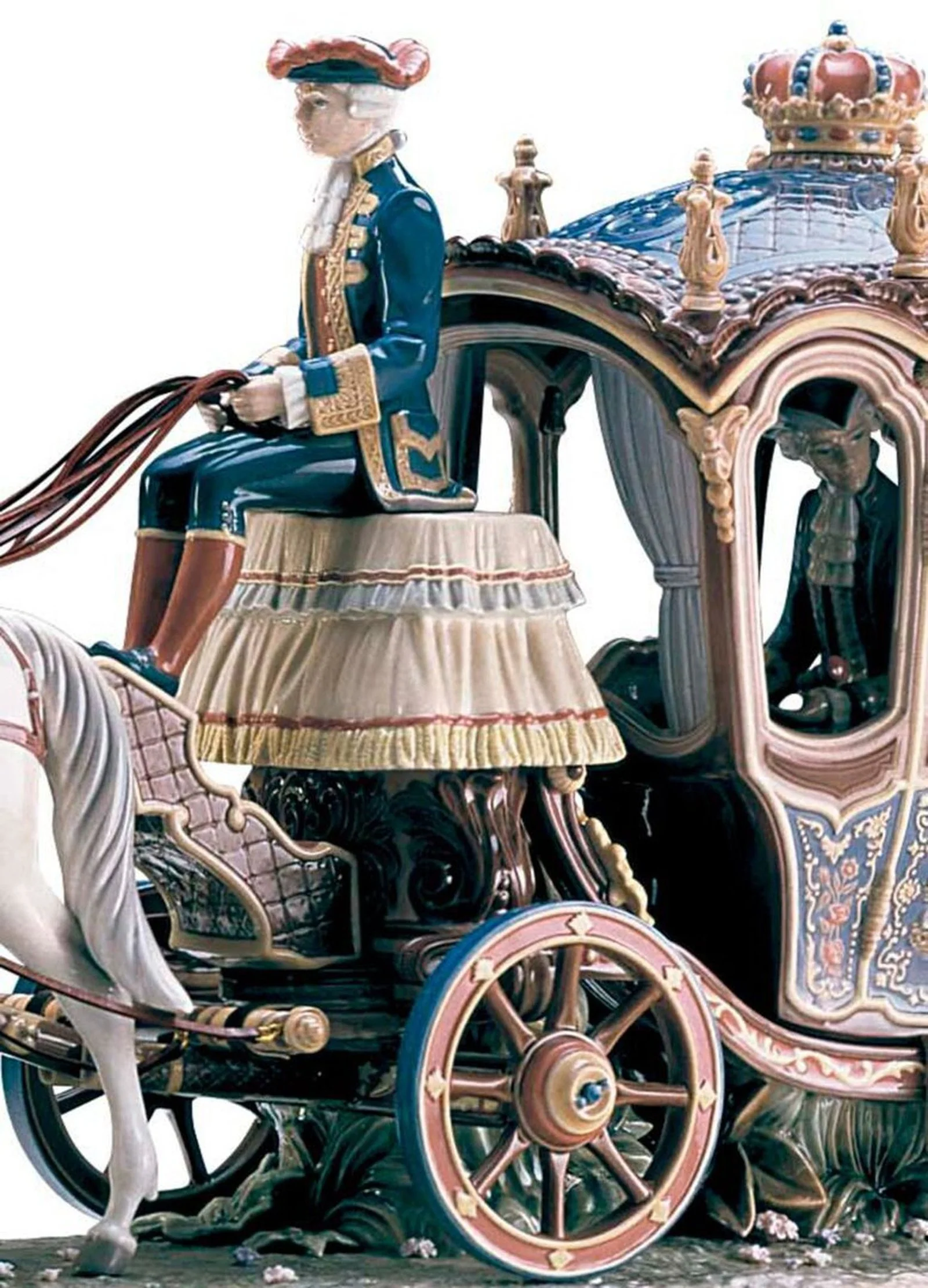 Lladro XVIIIth Century Coach Sculpture - Limited Edition - Image 3