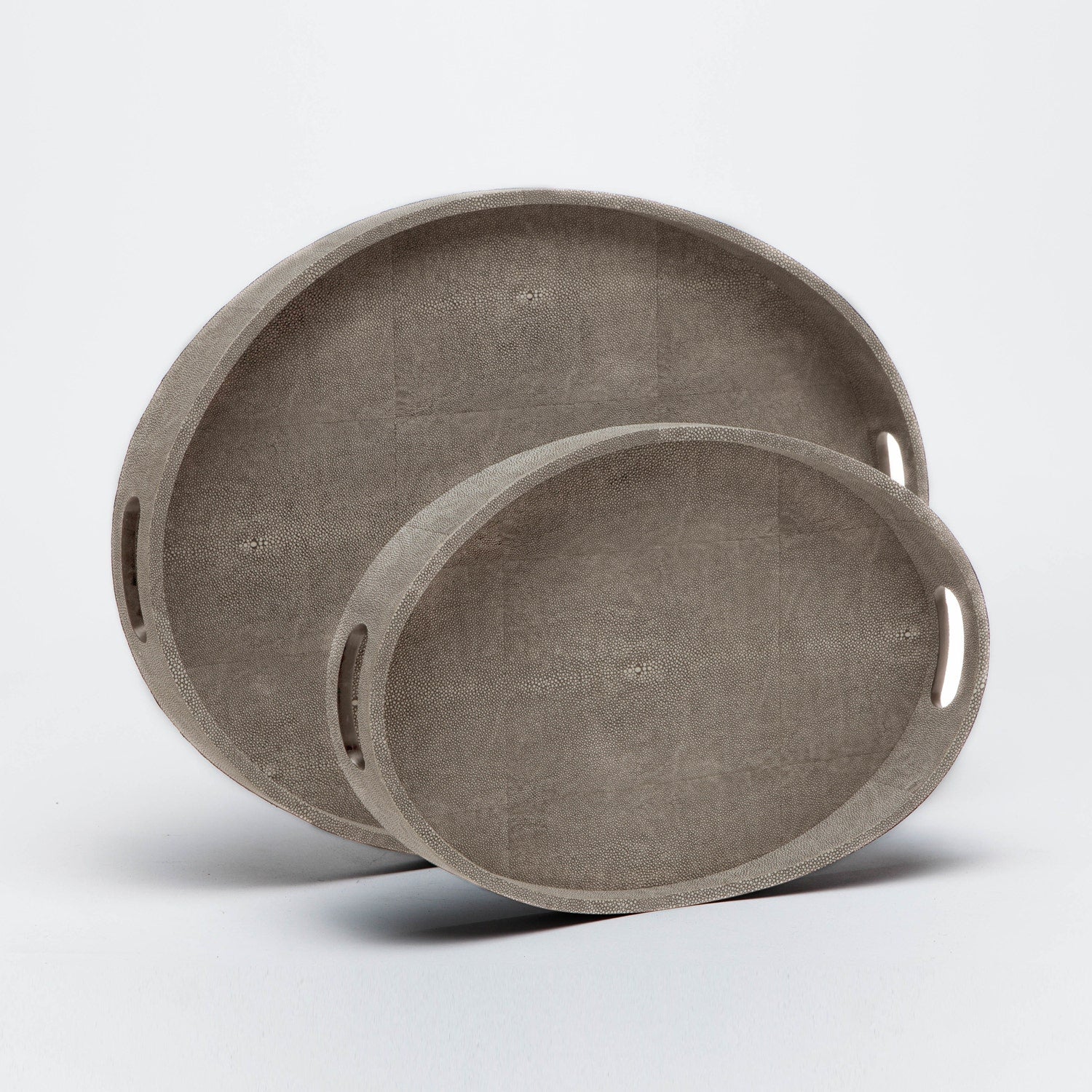 Logan Faux Shagreen Tray - Set of 2 - Image 2