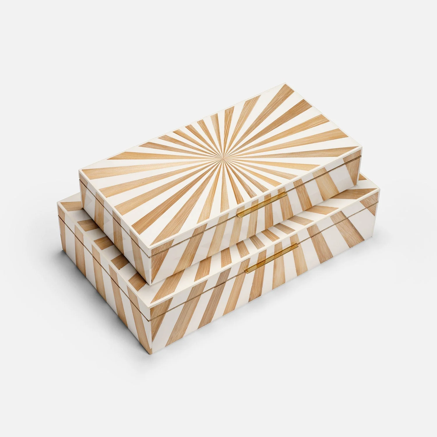 Madden Resin Bamboo Box - Set of 2 - Image 8