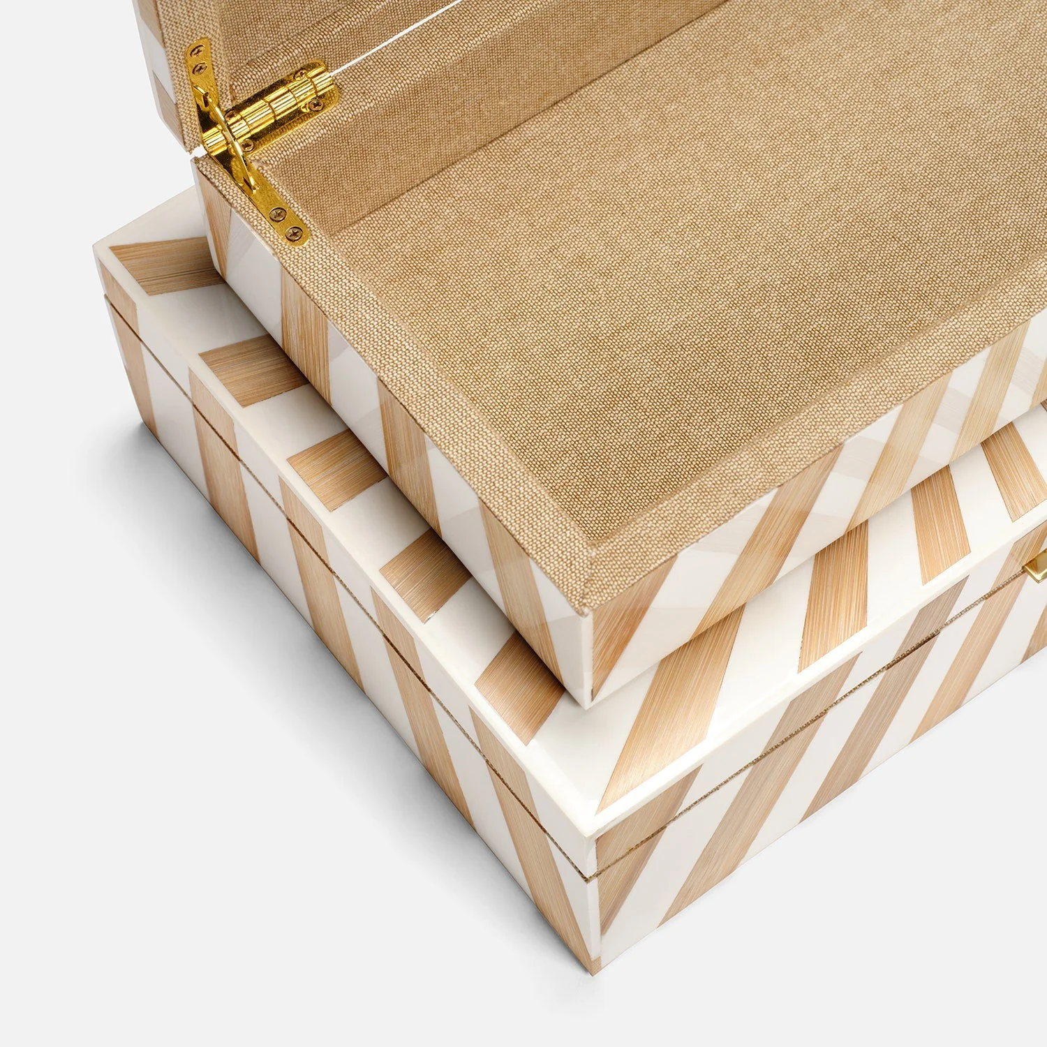 Madden Resin Bamboo Box - Set of 2 - Image 9