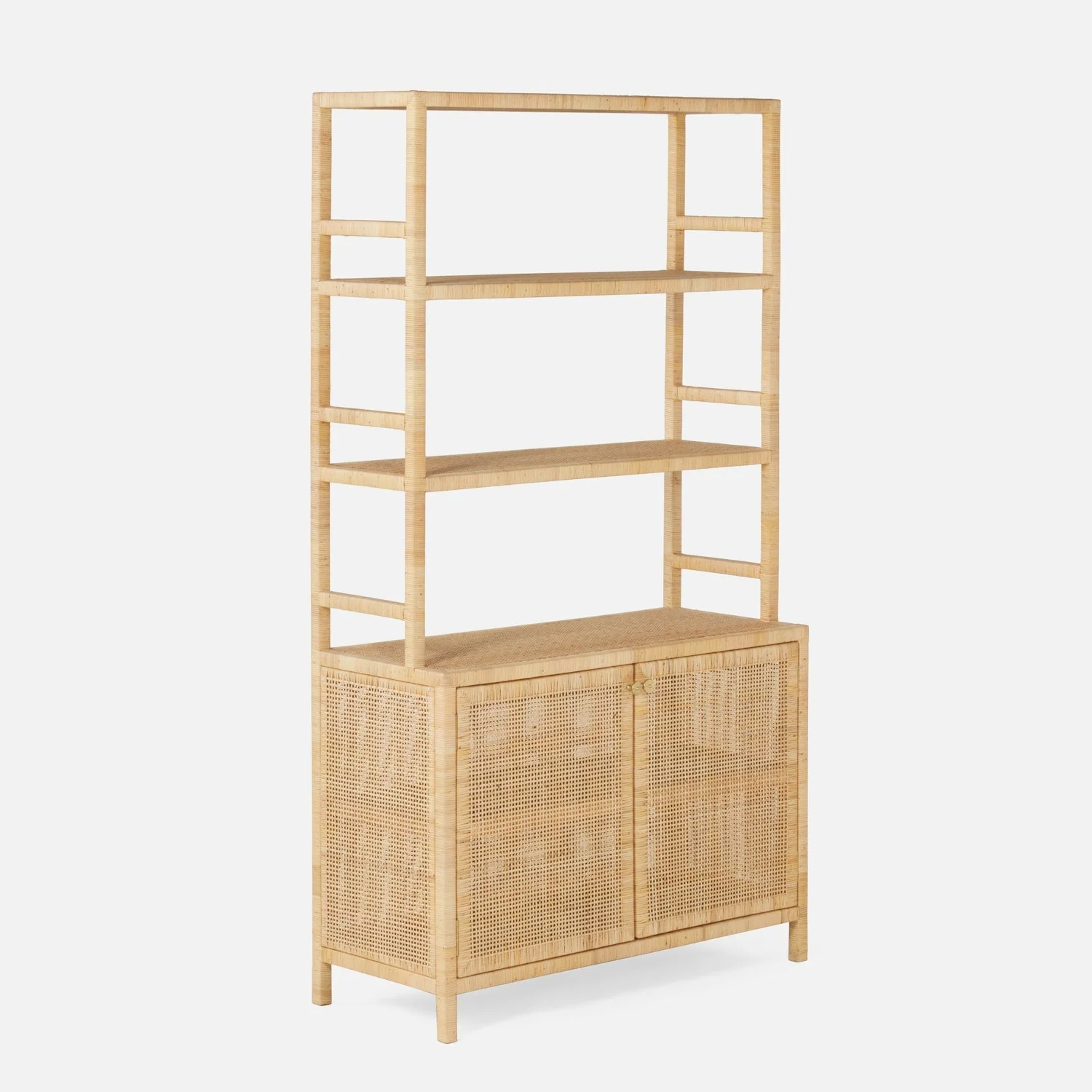 Made Goods Isla Bookcase with Hutch - Image 2