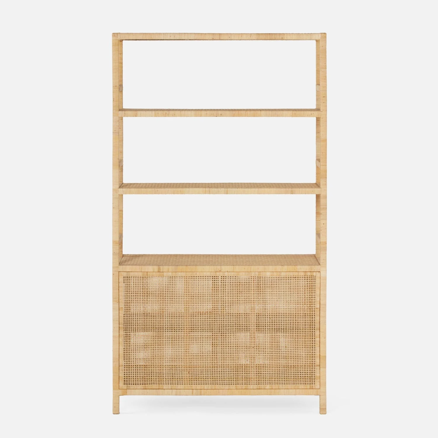 Made Goods Isla Bookcase with Hutch - Image 4