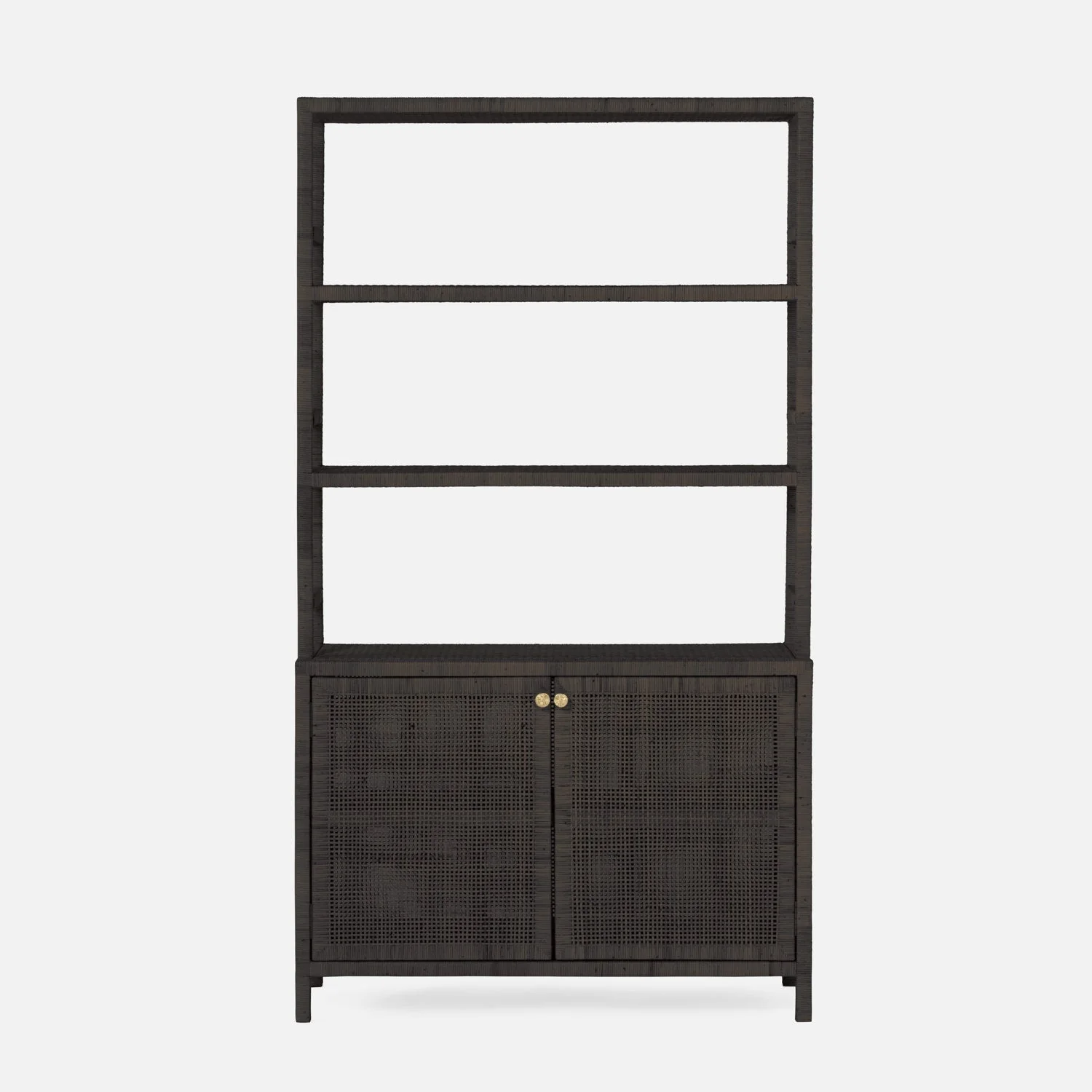 Made Goods Isla Bookcase with Hutch - Image 7