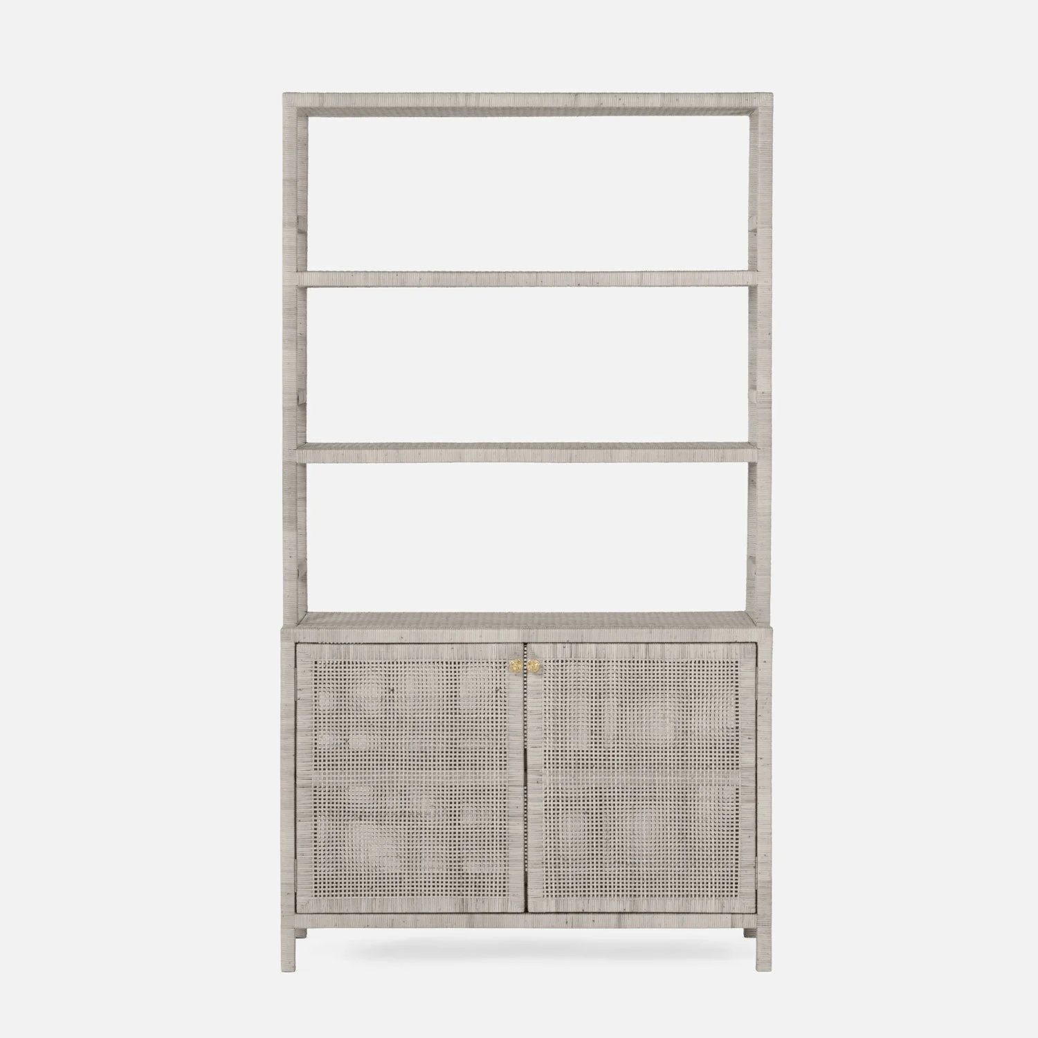 Made Goods Isla Bookcase with Hutch - Image 8