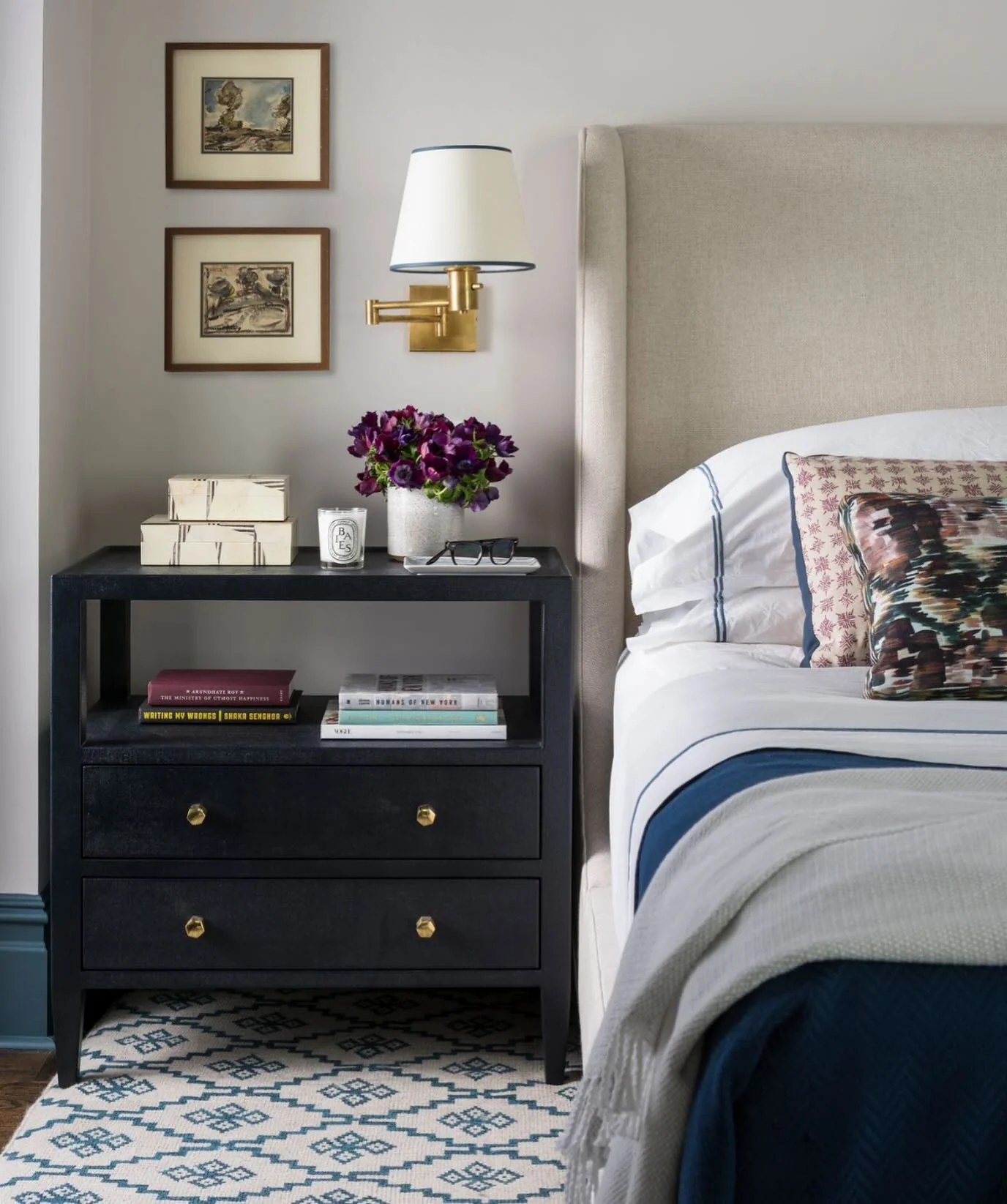 Made Goods Jarin Two Drawers Nightstand - Image 5