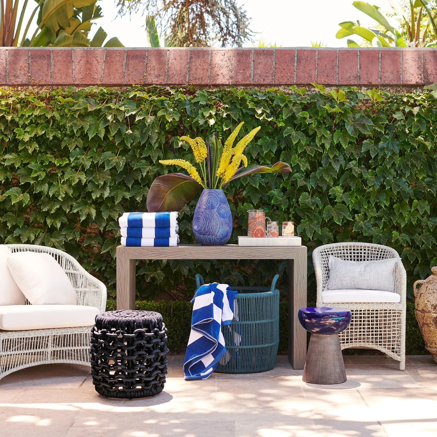 Made Goods Liam Outdoor Console Table - Image 2