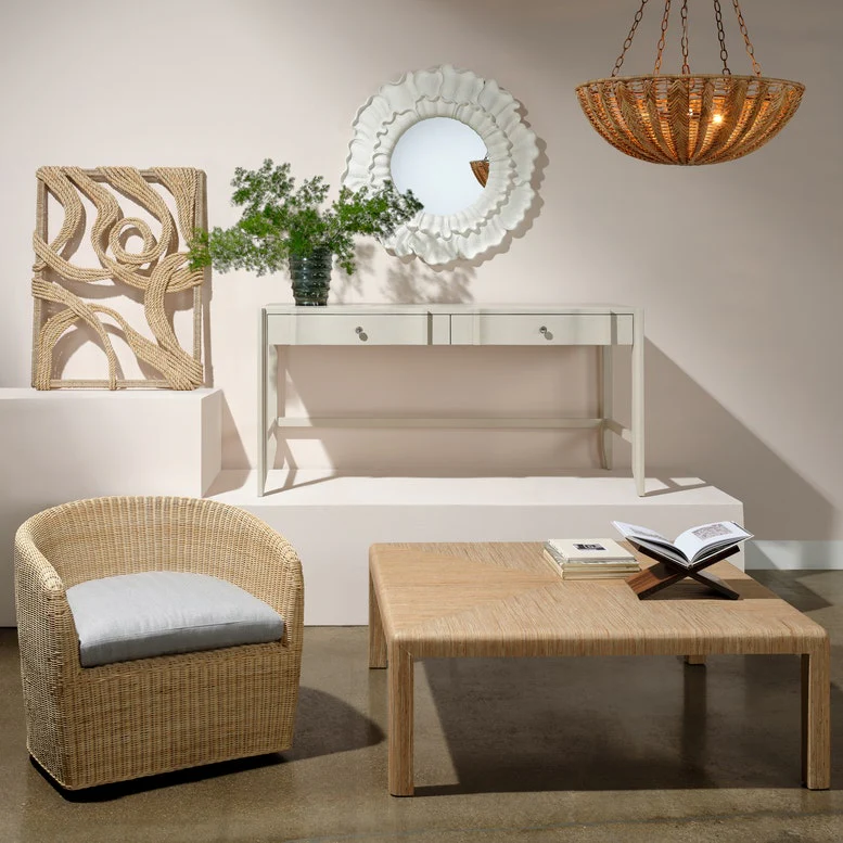 Magdalena Rattan Pendant - Image 2