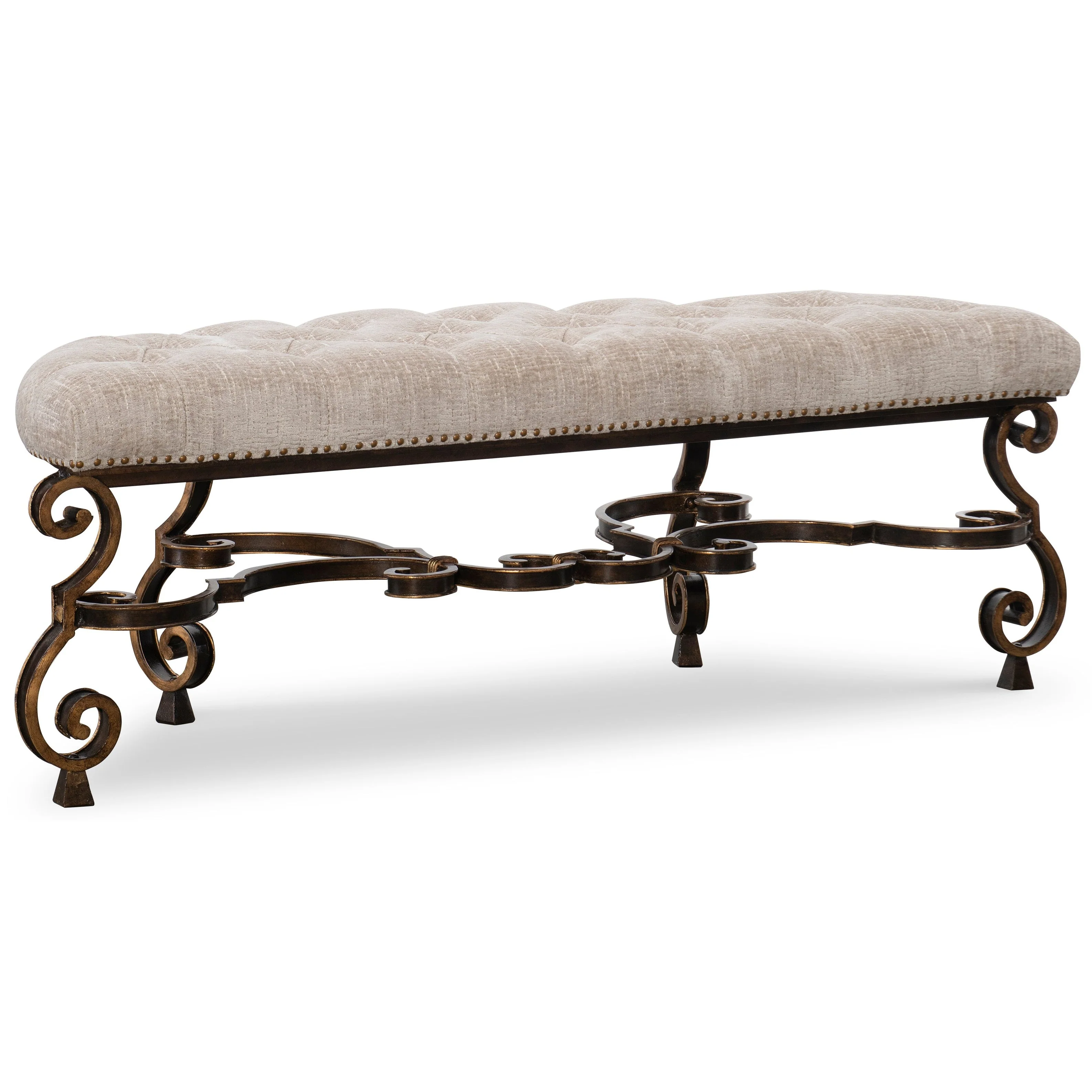 Maitland Smith Aria Bench (C-AR48) - Image 2