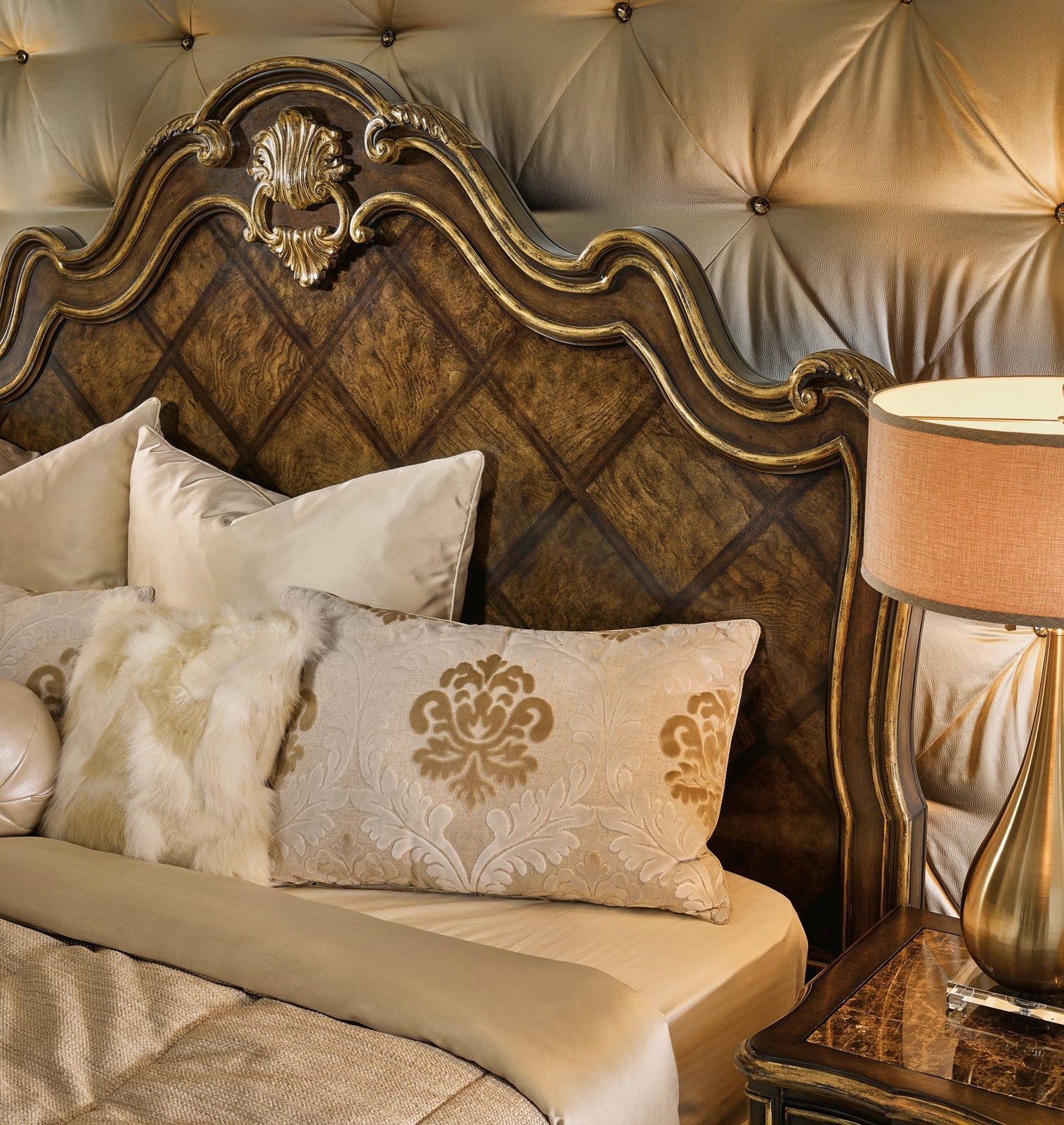 Maitland Smith Aria Panel Bed - King (C-AR11) - Image 3