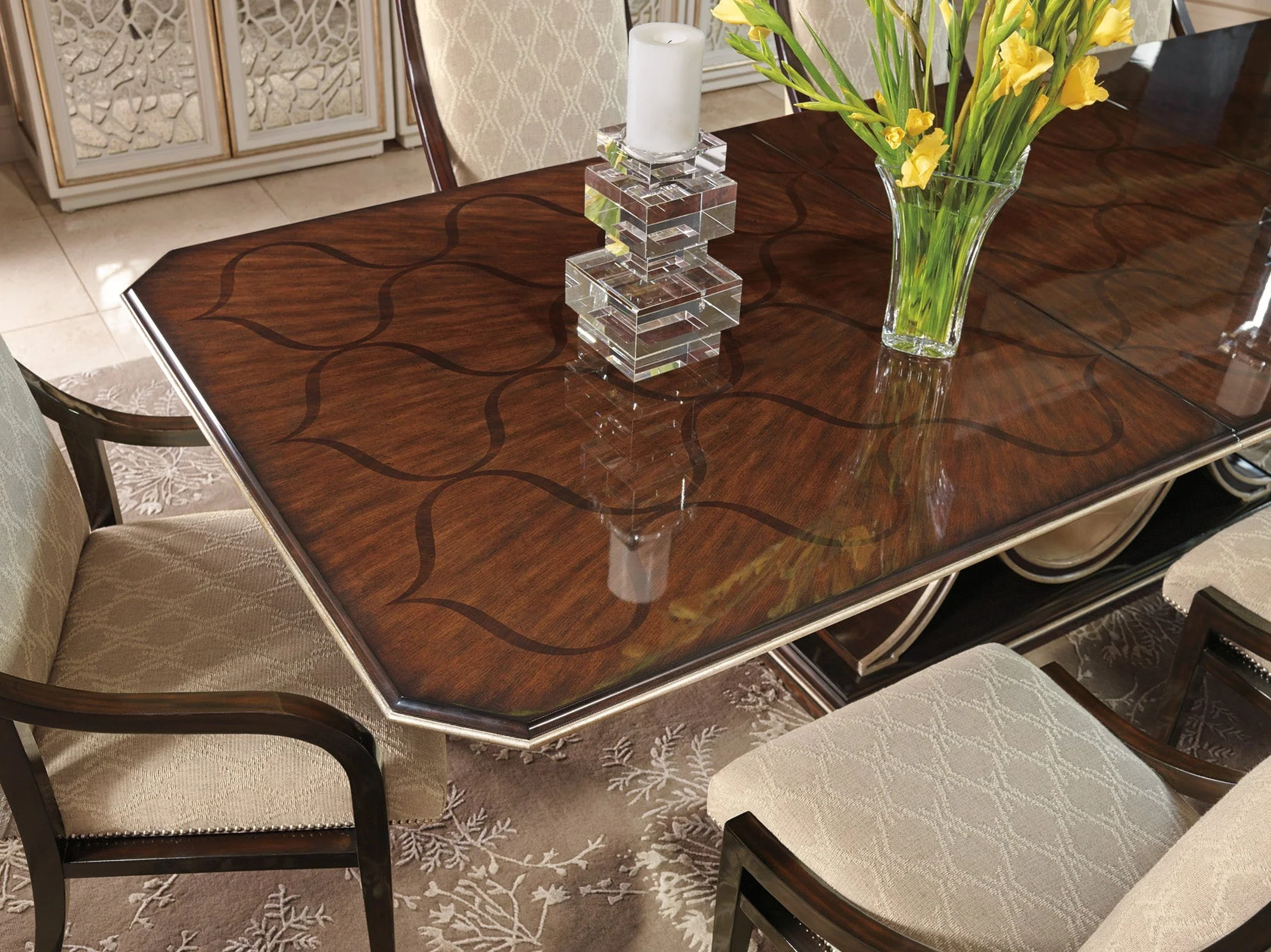Maitland Smith Bolero Rectangular Dining Table (BOL21) - Image 3